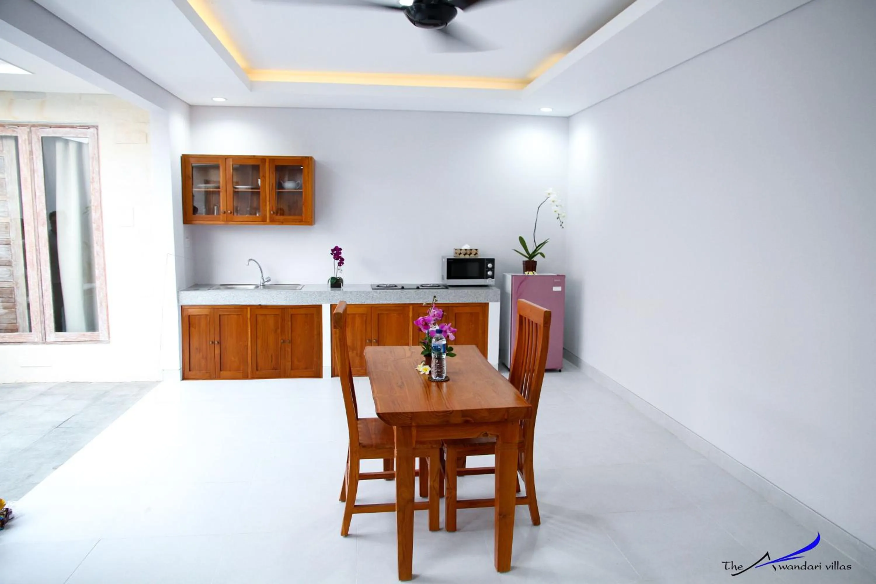 Dining area in The Awandari Villas Seminyak - CHSE Certified