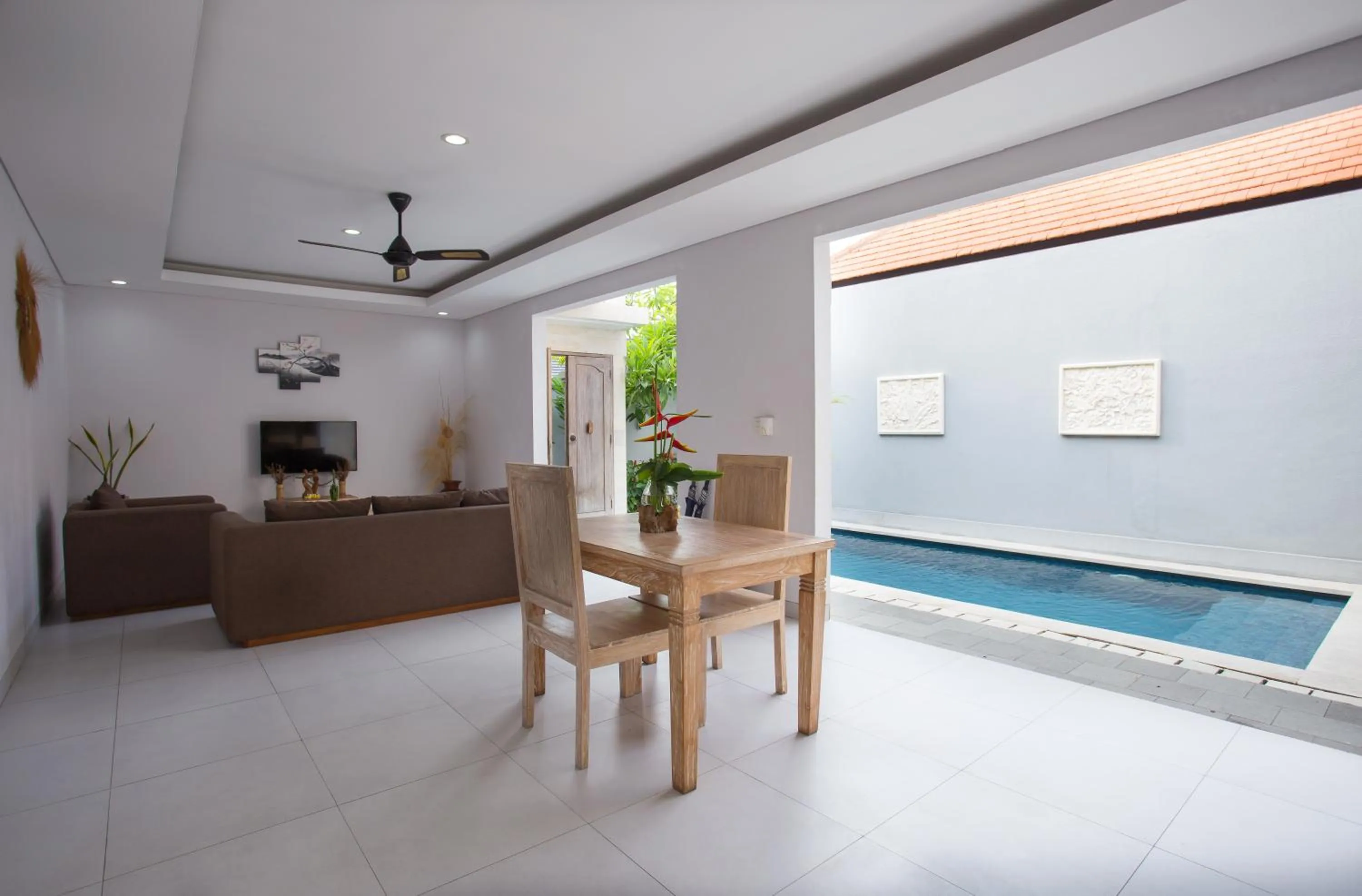 Living room in The Awandari Villas Seminyak - CHSE Certified