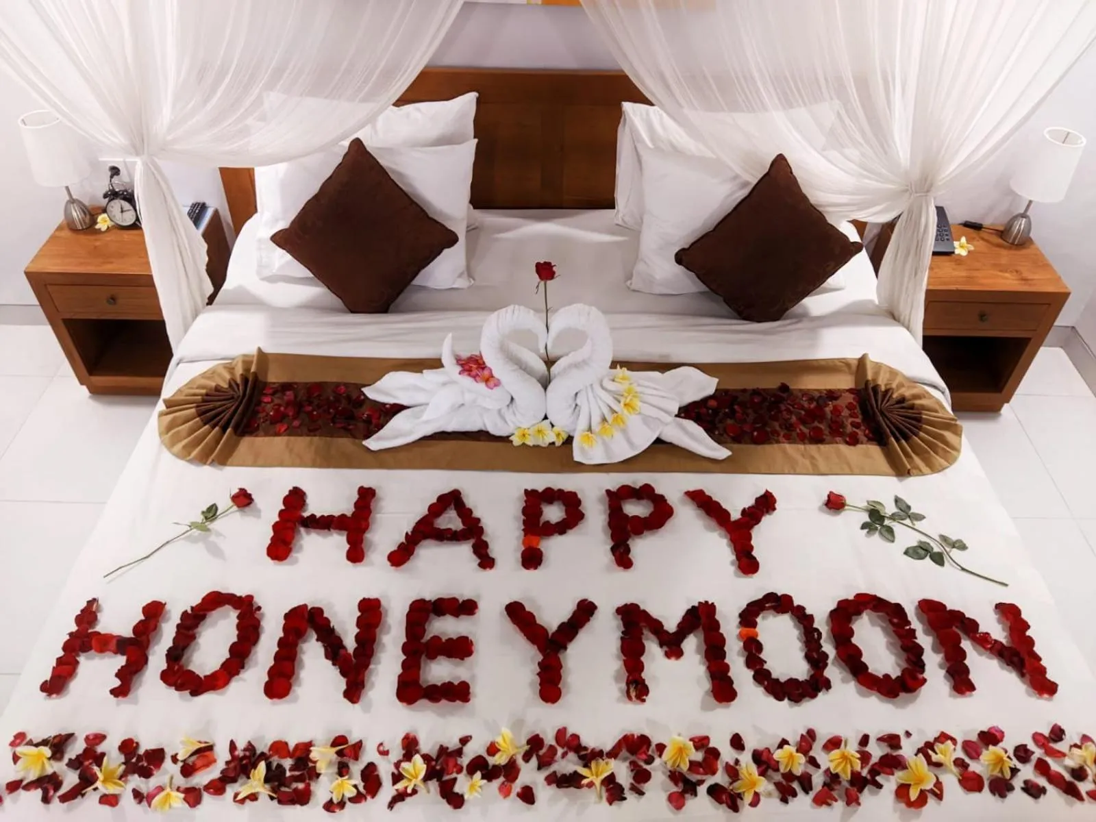 Bedroom, Bed in The Awandari Villas Seminyak - CHSE Certified