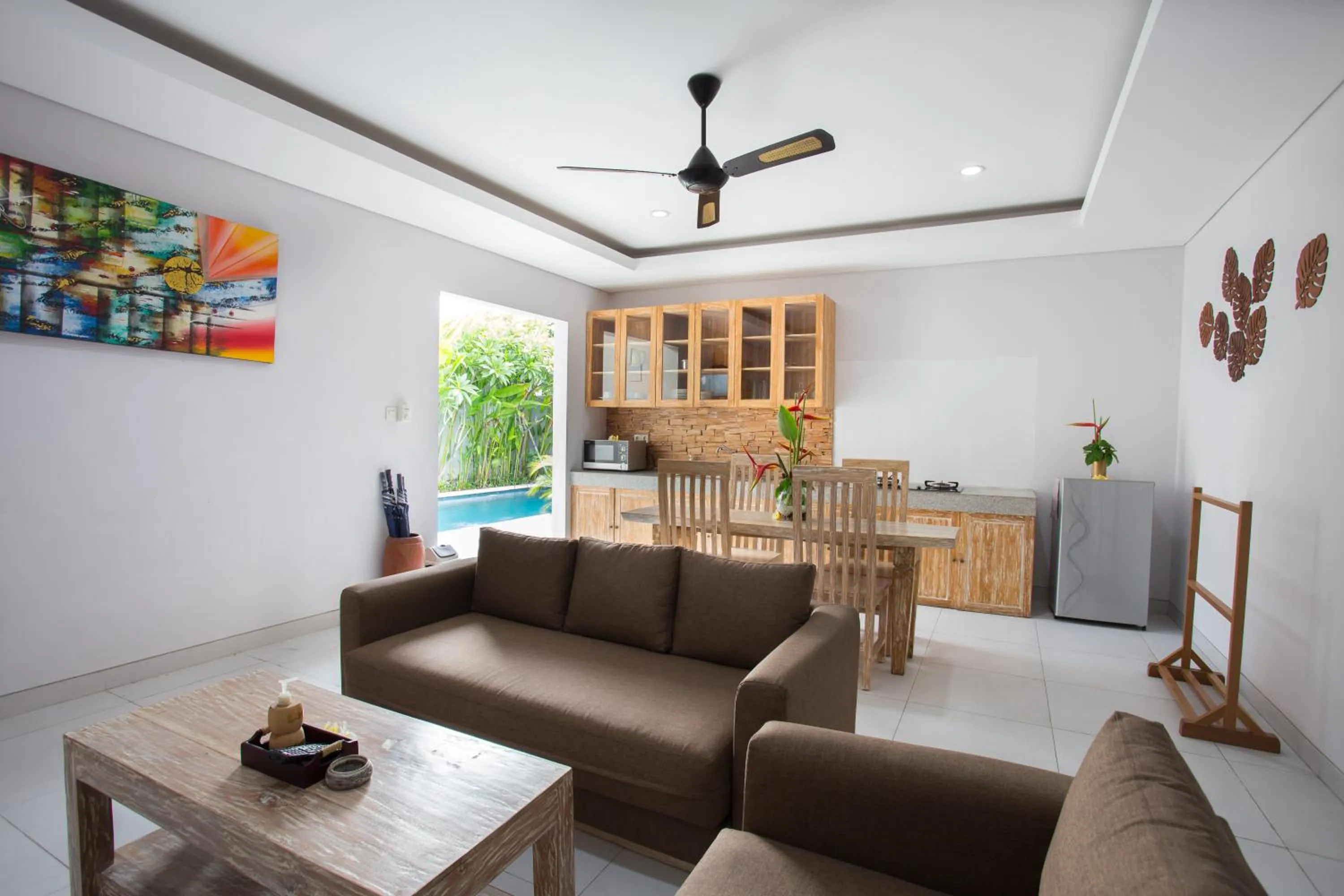 Kitchen or kitchenette in The Awandari Villas Seminyak - CHSE Certified