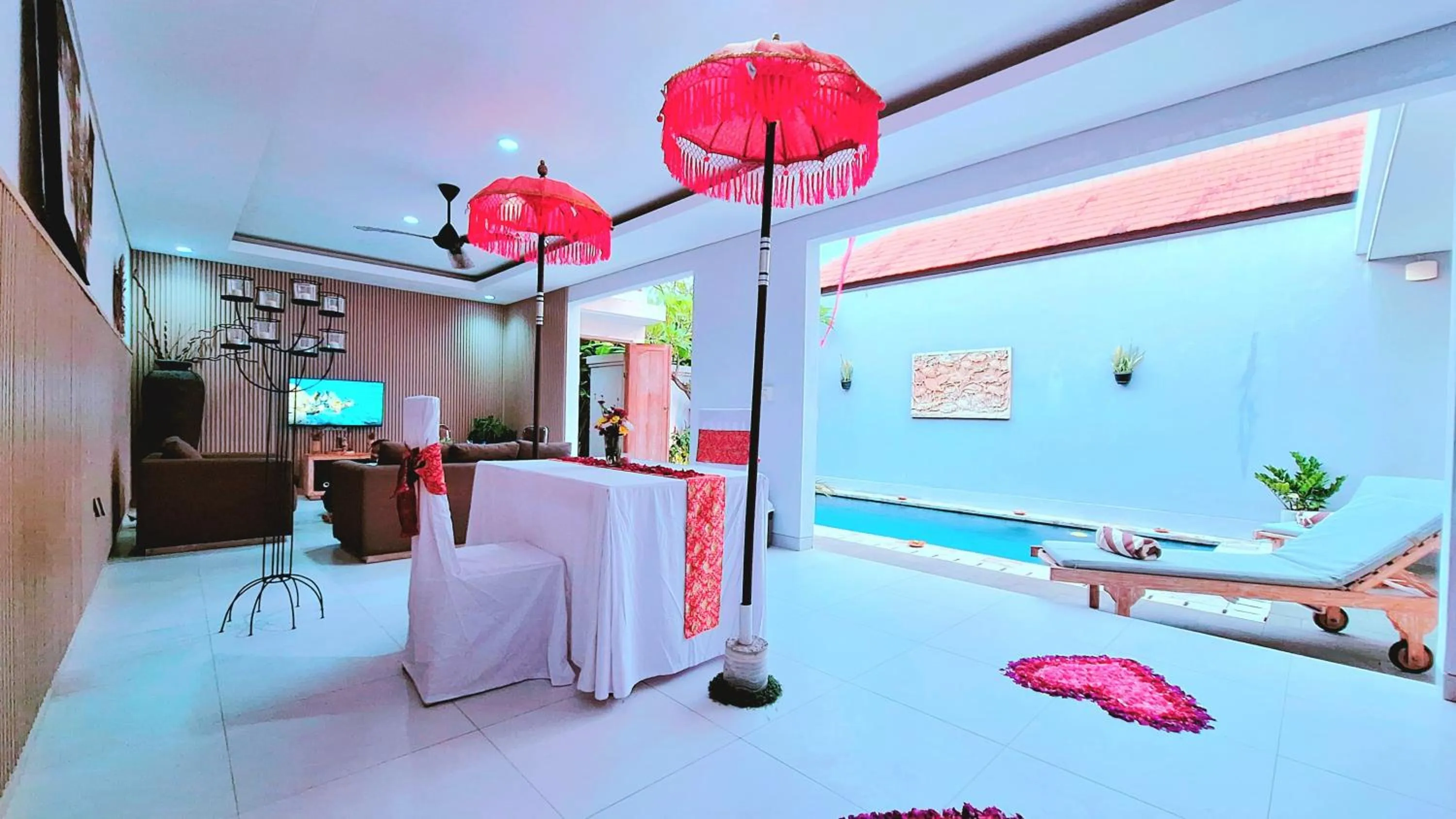 Dinner in The Awandari Villas Seminyak