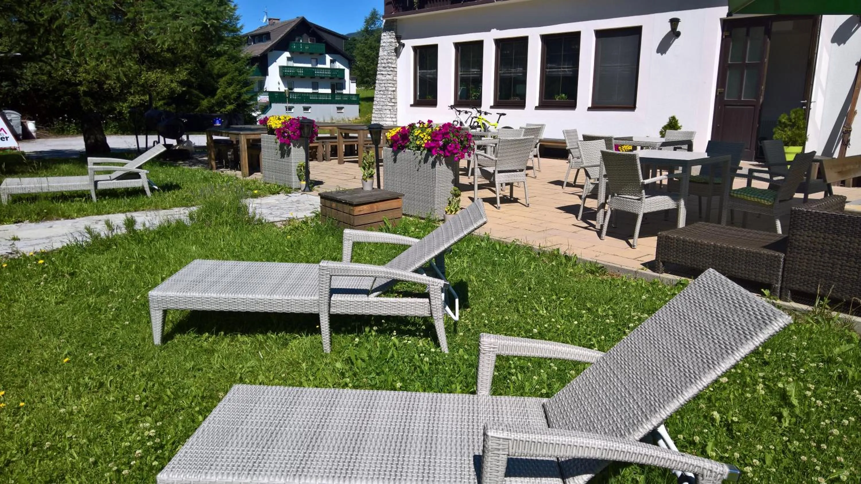 Garden in Hotel Stierer