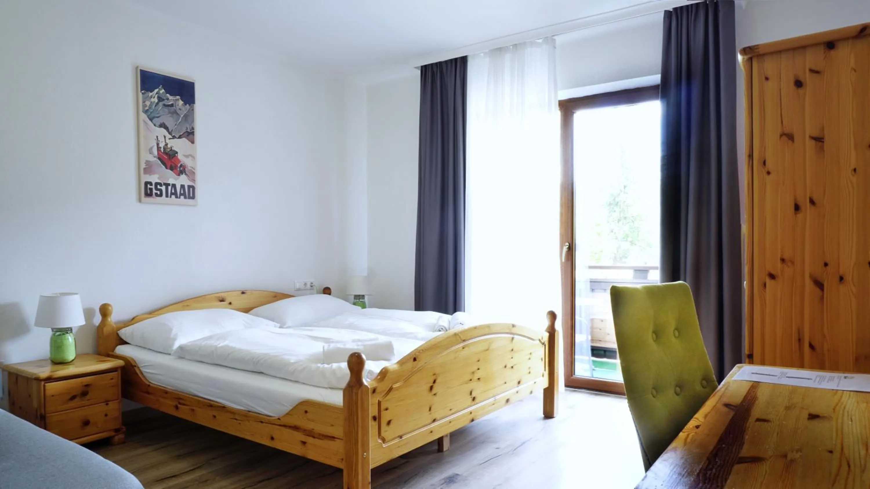 Bed in Hotel Stierer