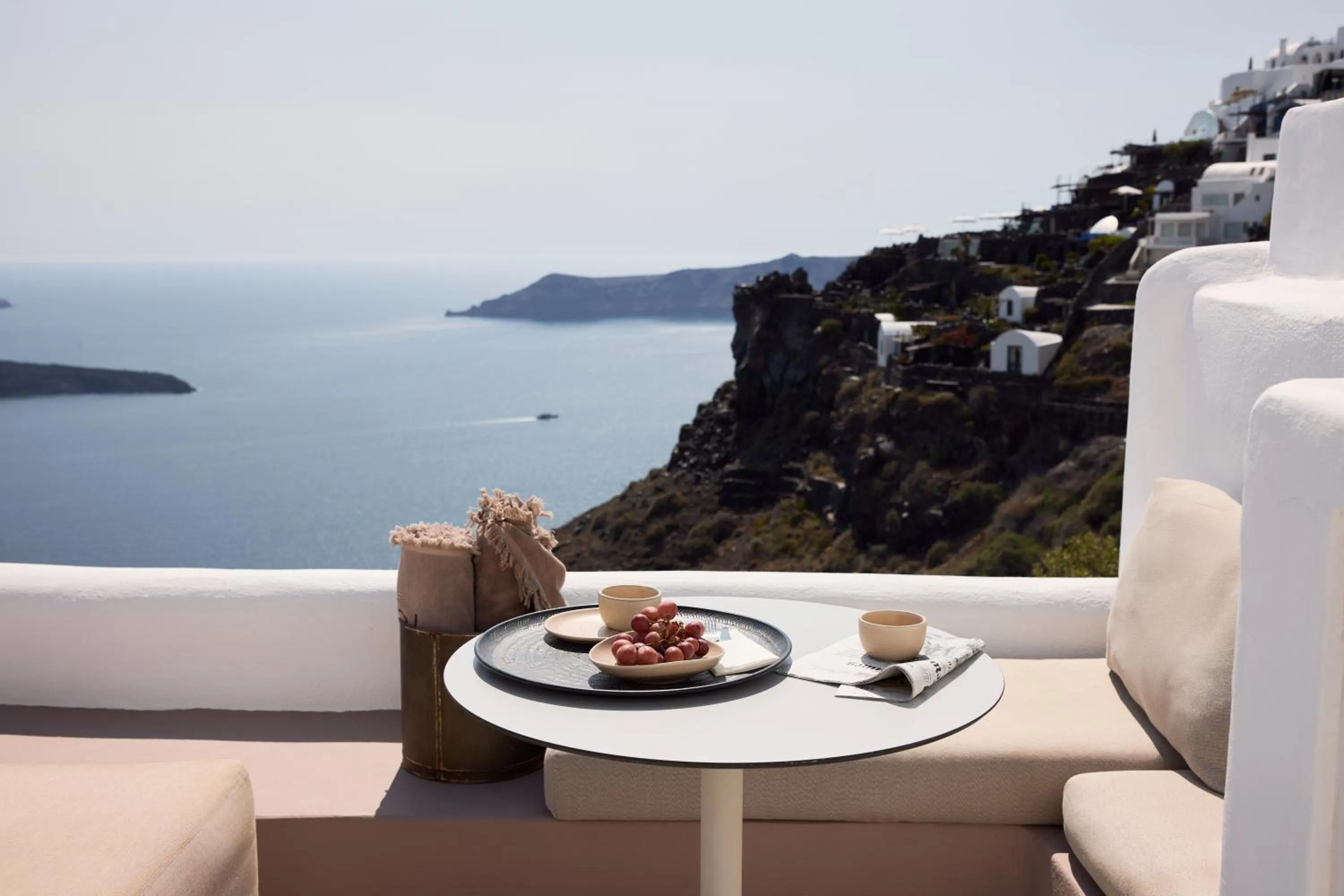 Balcony/Terrace in Iconic Santorini, a Boutique Cave Hotel by Sandglass