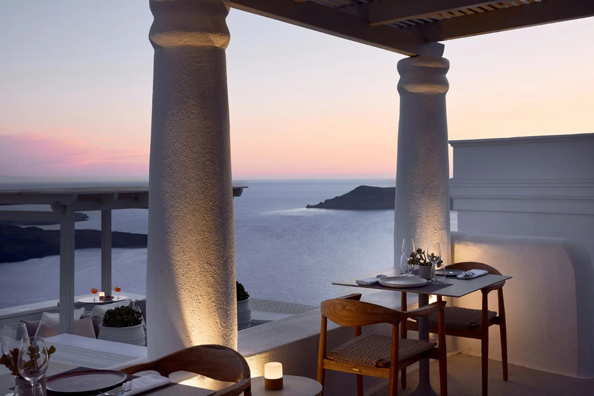 Restaurant/places to eat in Iconic Santorini, a Boutique Cave Hotel by Sandglass