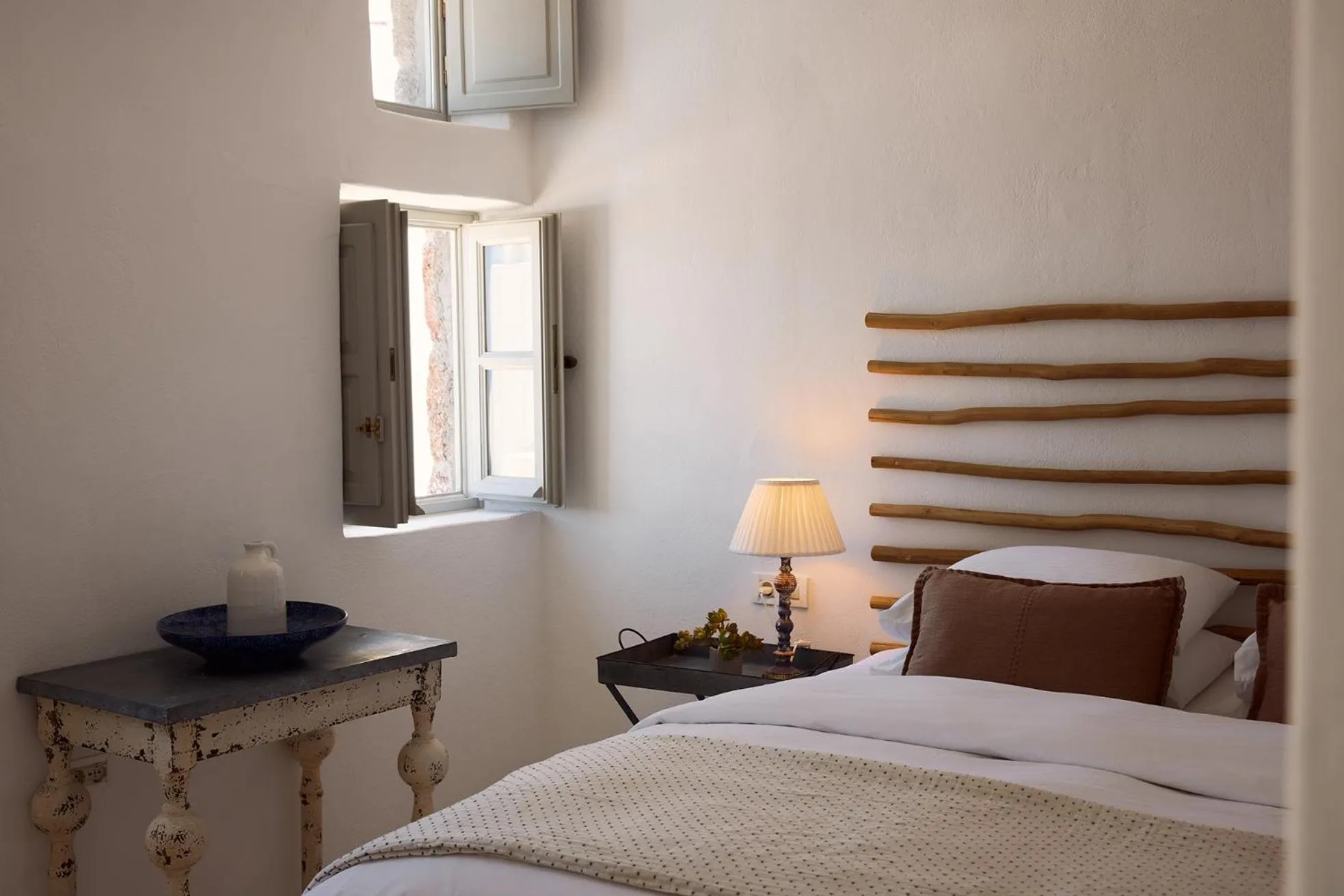 Bed in Iconic Santorini, a Boutique Cave Hotel by Sandglass