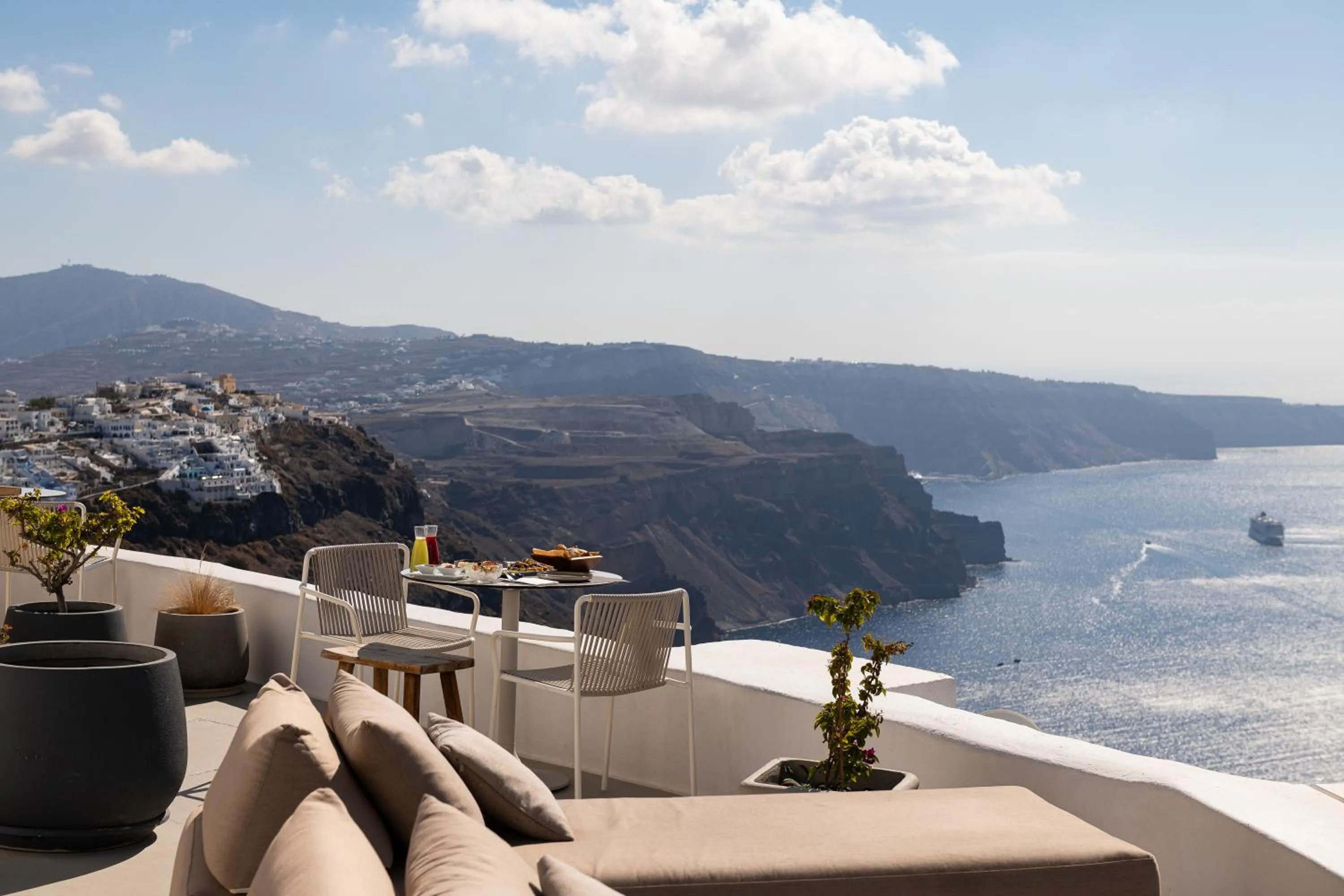 Balcony/Terrace in Iconic Santorini, a Boutique Cave Hotel by Sandglass