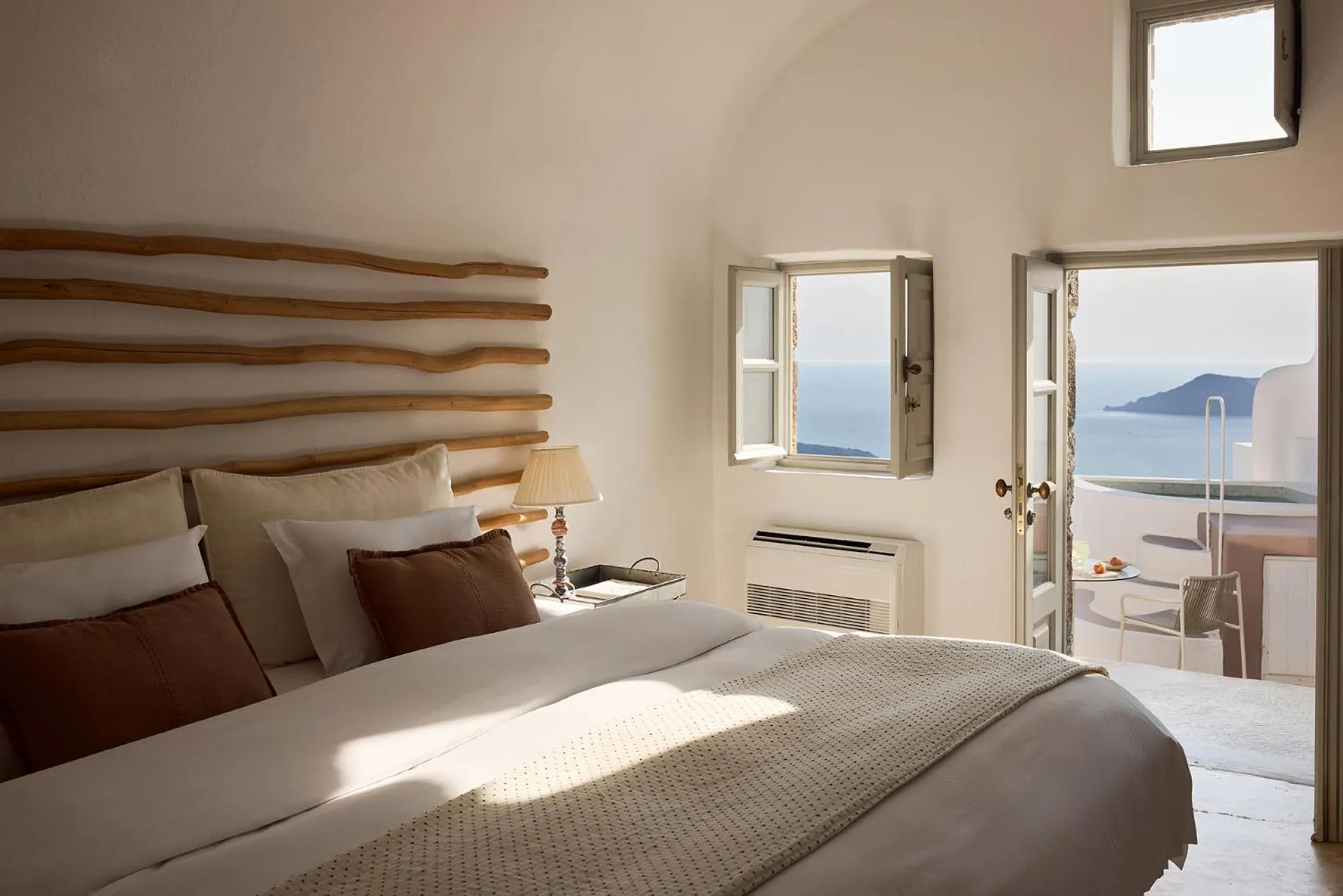Bedroom, Bed in Iconic Santorini, a Boutique Cave Hotel by Sandglass