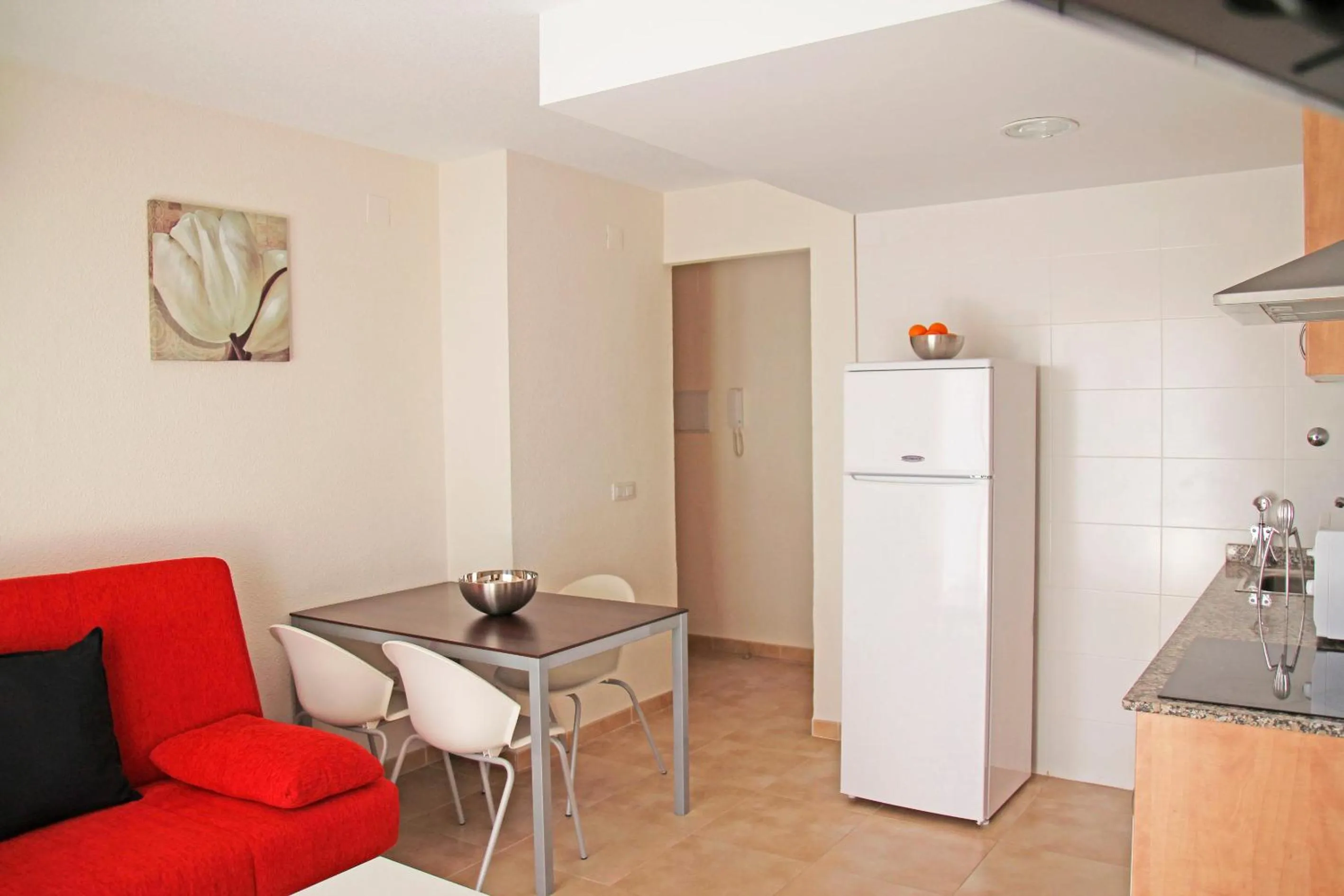 Kitchen or kitchenette in Apartamentos Doña Carmen 3000