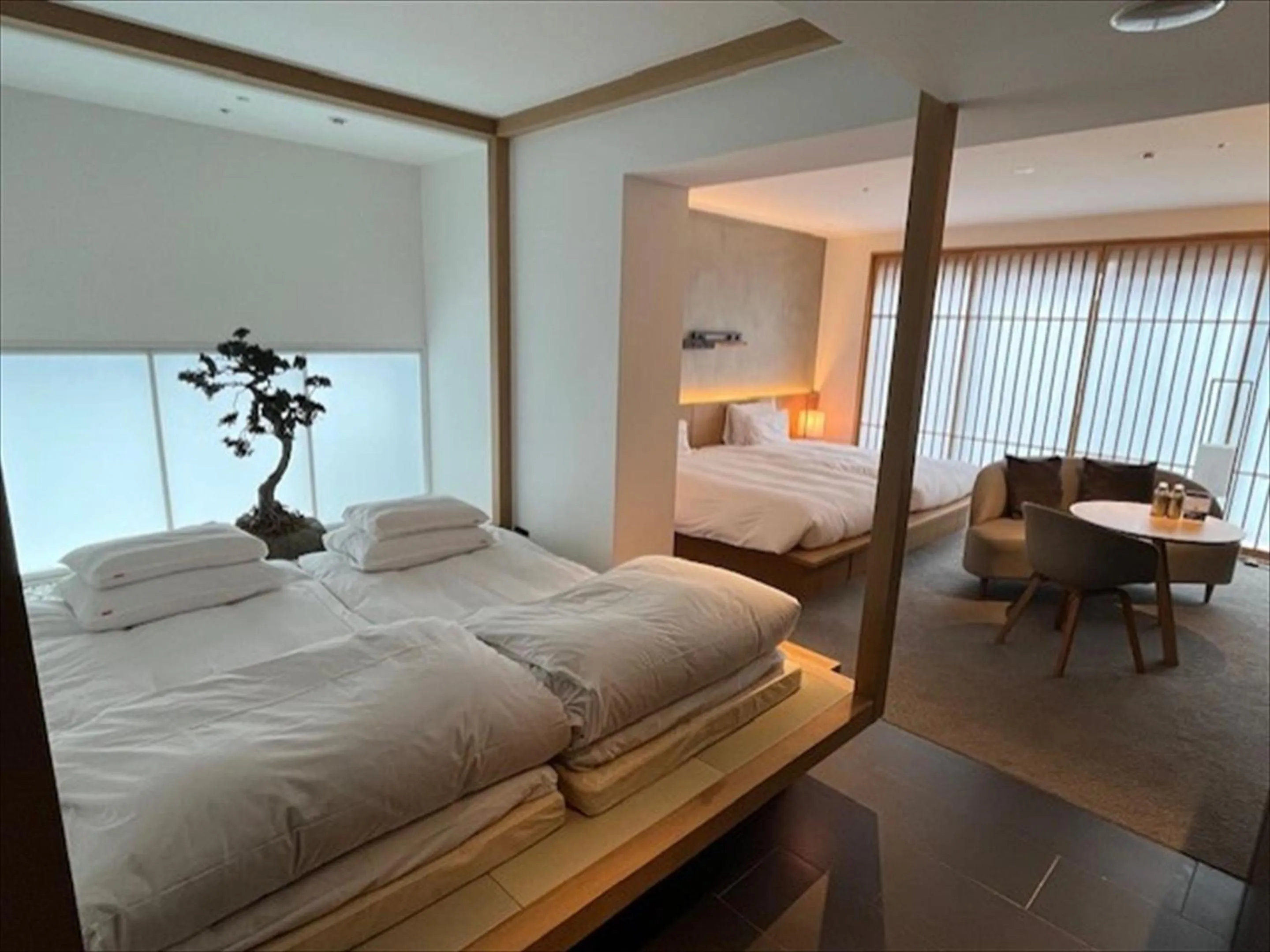 Photo of the whole room, Bed in nol kyoto sanjo