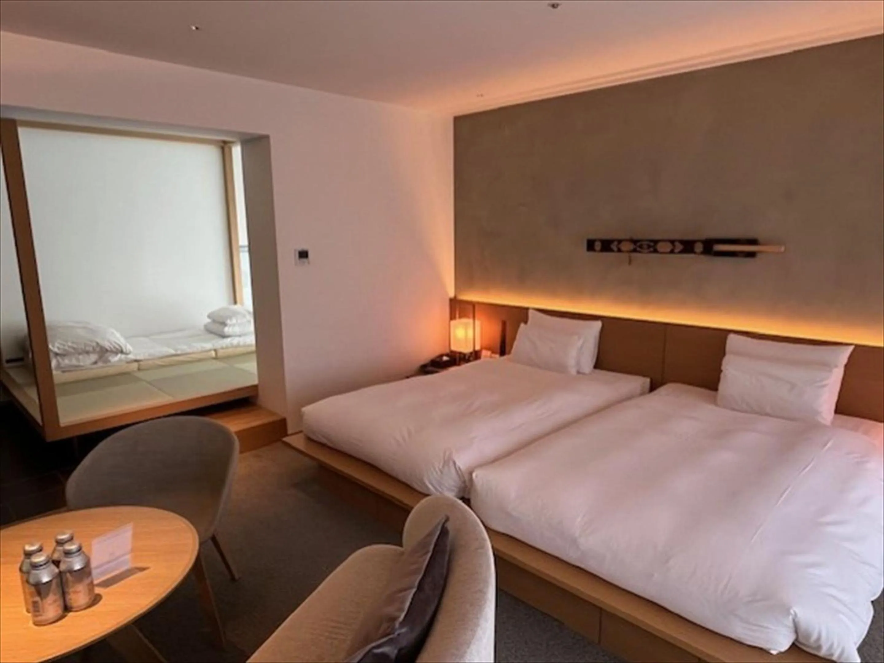 Photo of the whole room, Bed in nol kyoto sanjo