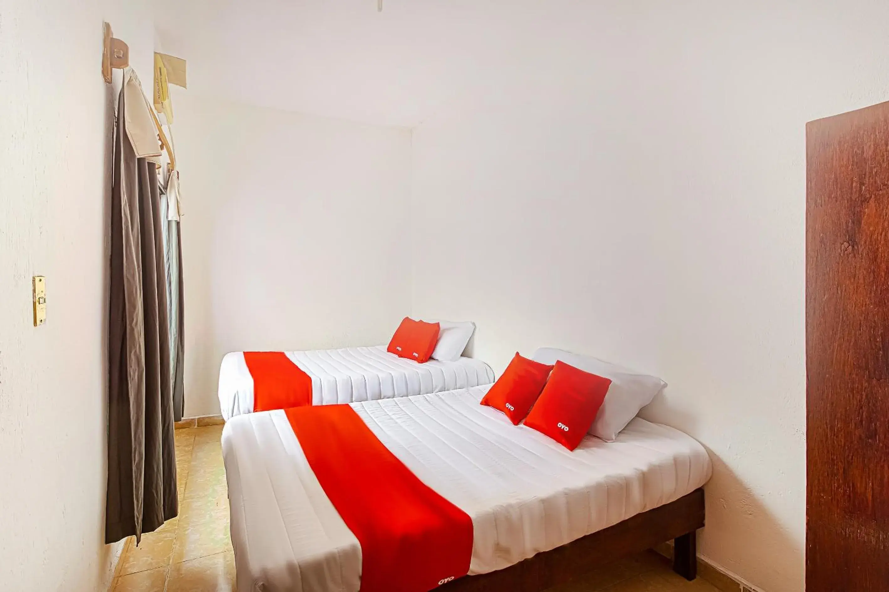 Bedroom, Bed in OYO Hotel Posada Los Faroles,Tabasco Bedroom, Bed in OYO Hotel Posada Los Faroles,Tabasco