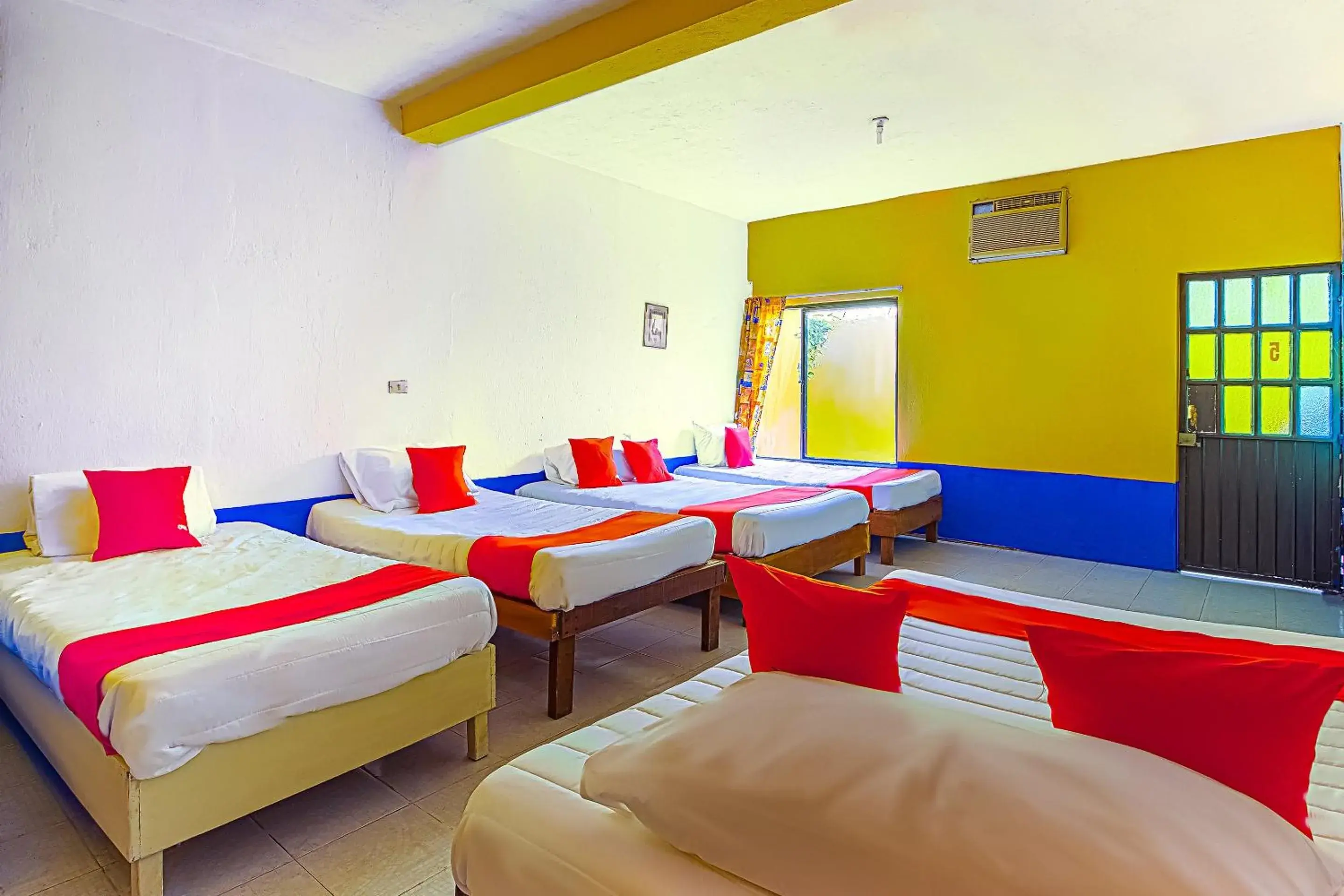 Bedroom, Bed in OYO Hotel Posada Los Faroles,Tabasco Bedroom, Bed in OYO Hotel Posada Los Faroles,Tabasco