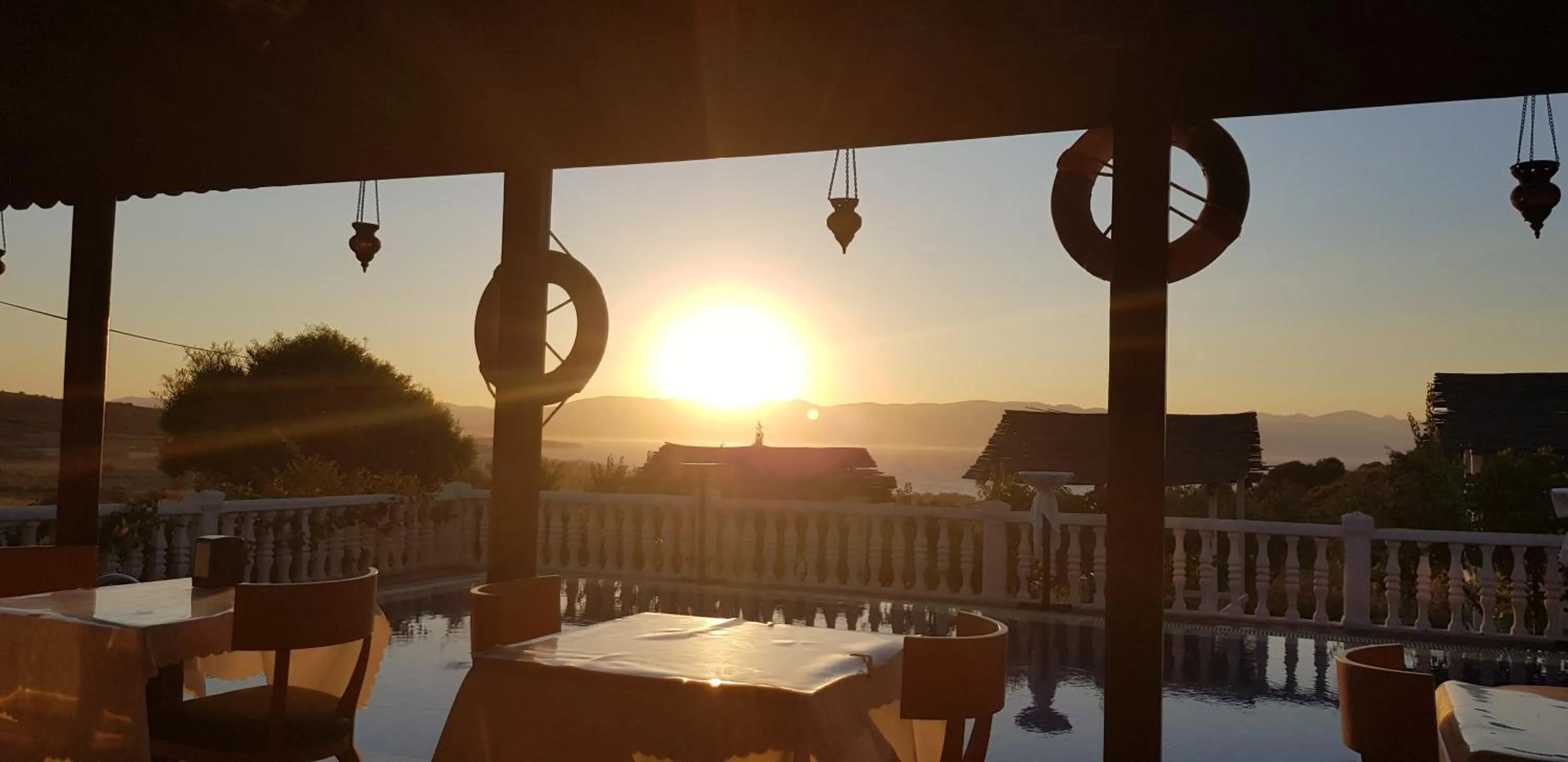 Sunset in Ciftlik Hotel