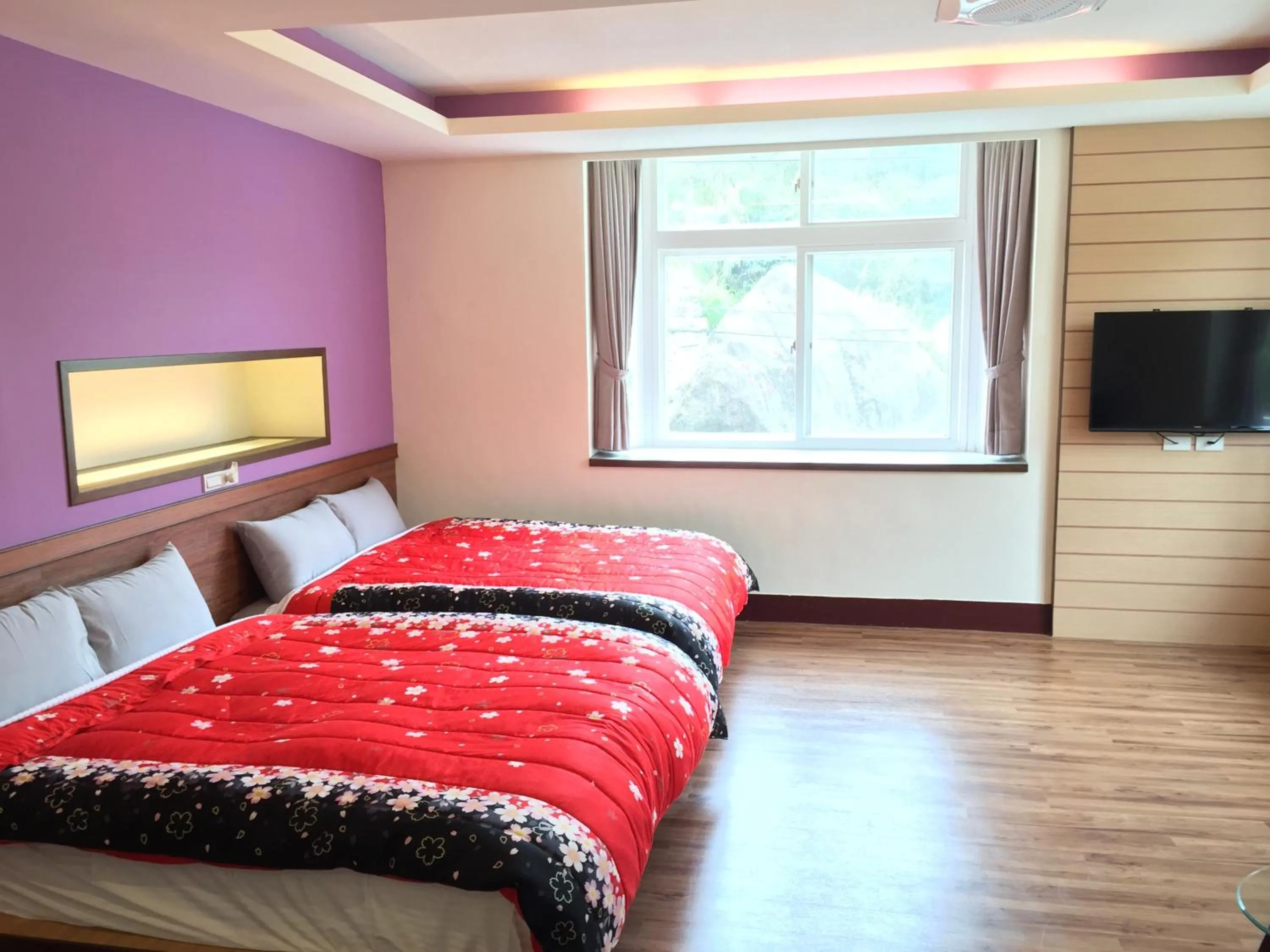 Bedroom, Bed in Nantou Xitou Riverside Homestay B&B