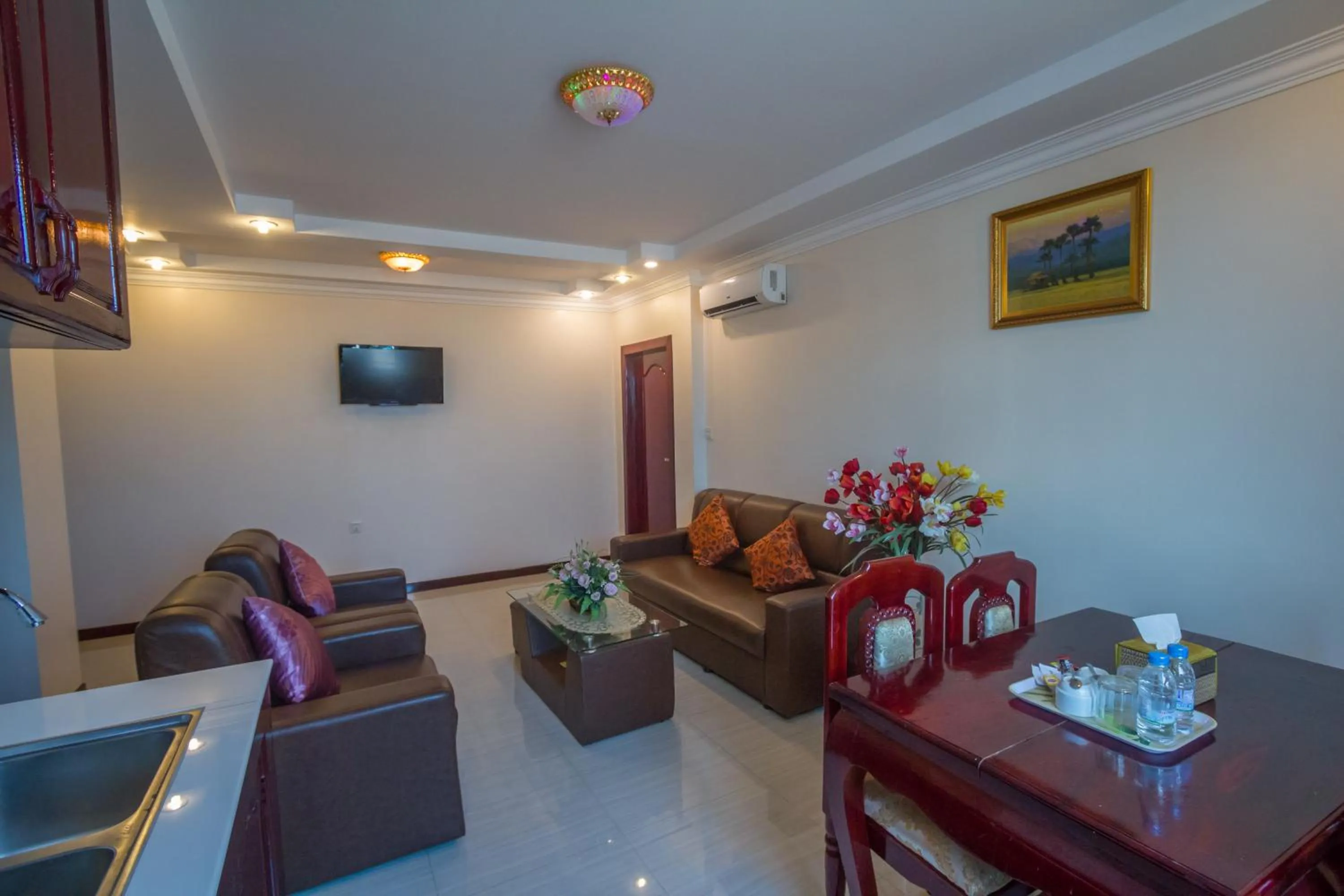 Living room in Good Luck Day Hotel & Apartment