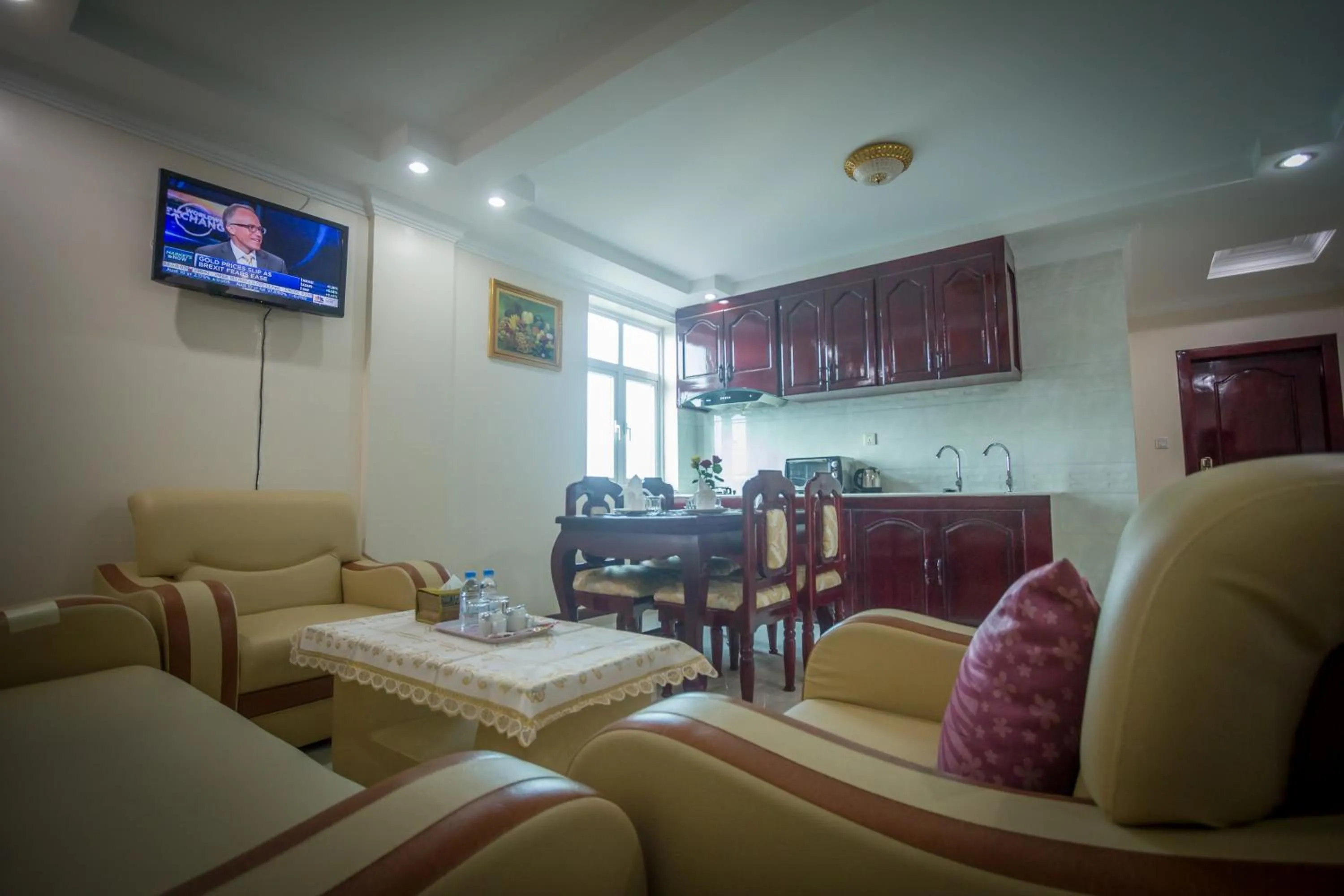 Living room in Good Luck Day Hotel & Apartment