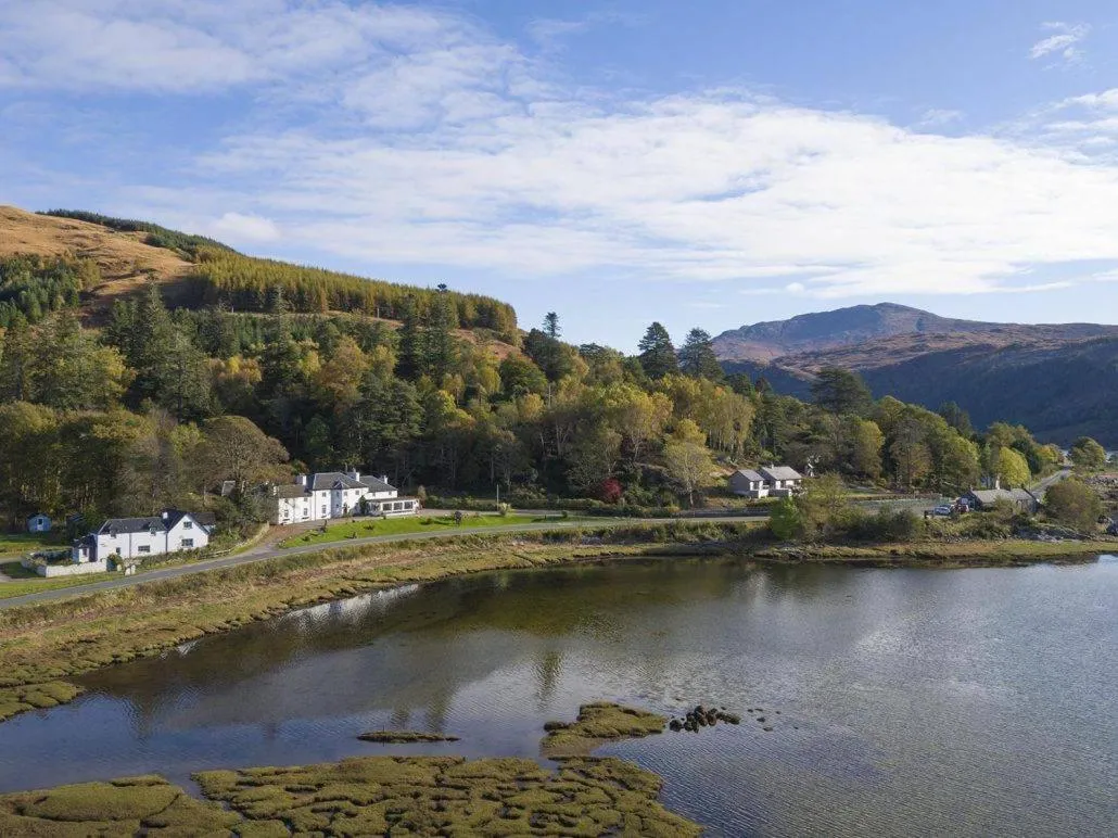 Bird's eye view in The Strontian Hotel