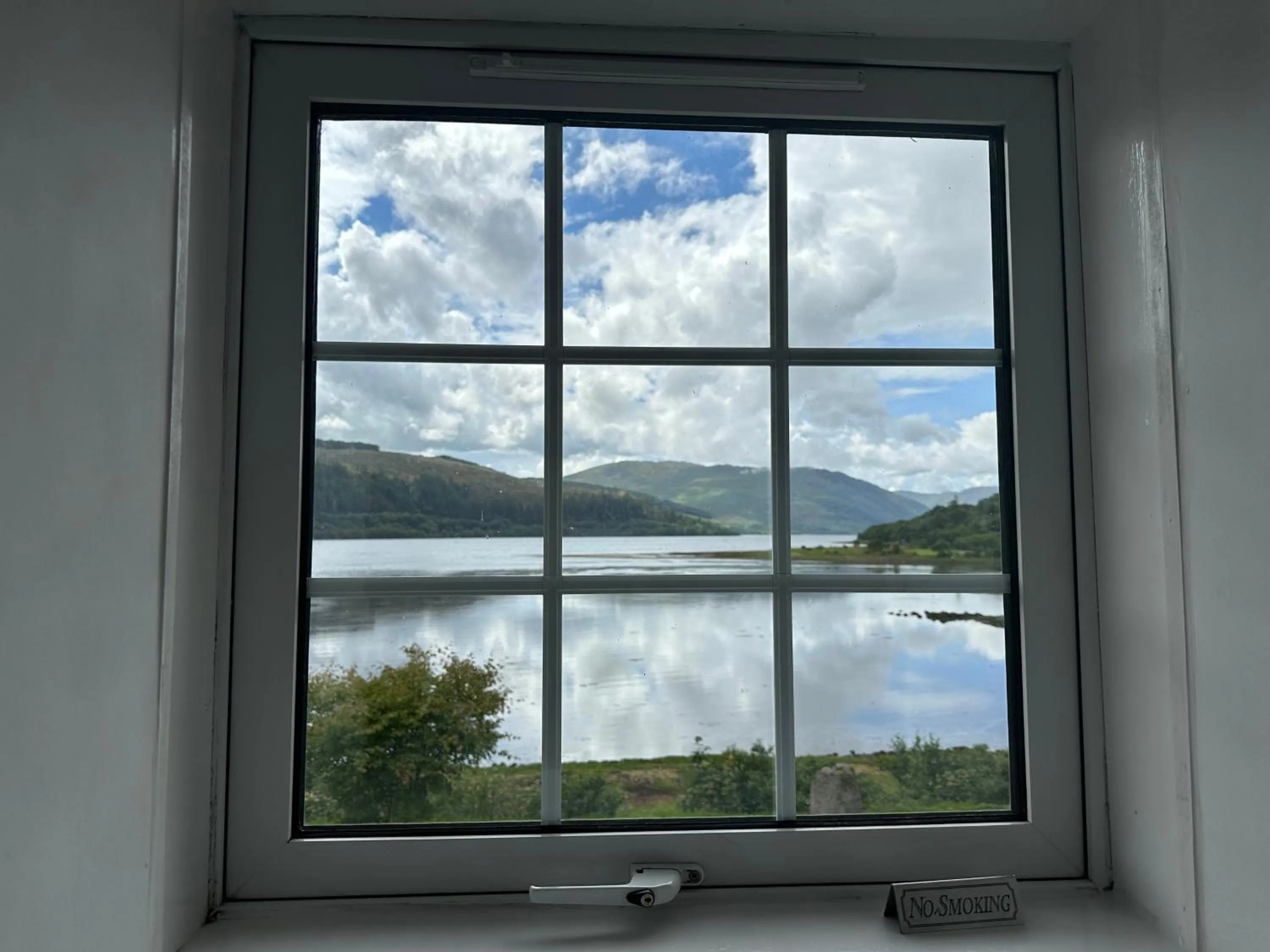 Lake view in The Strontian Hotel