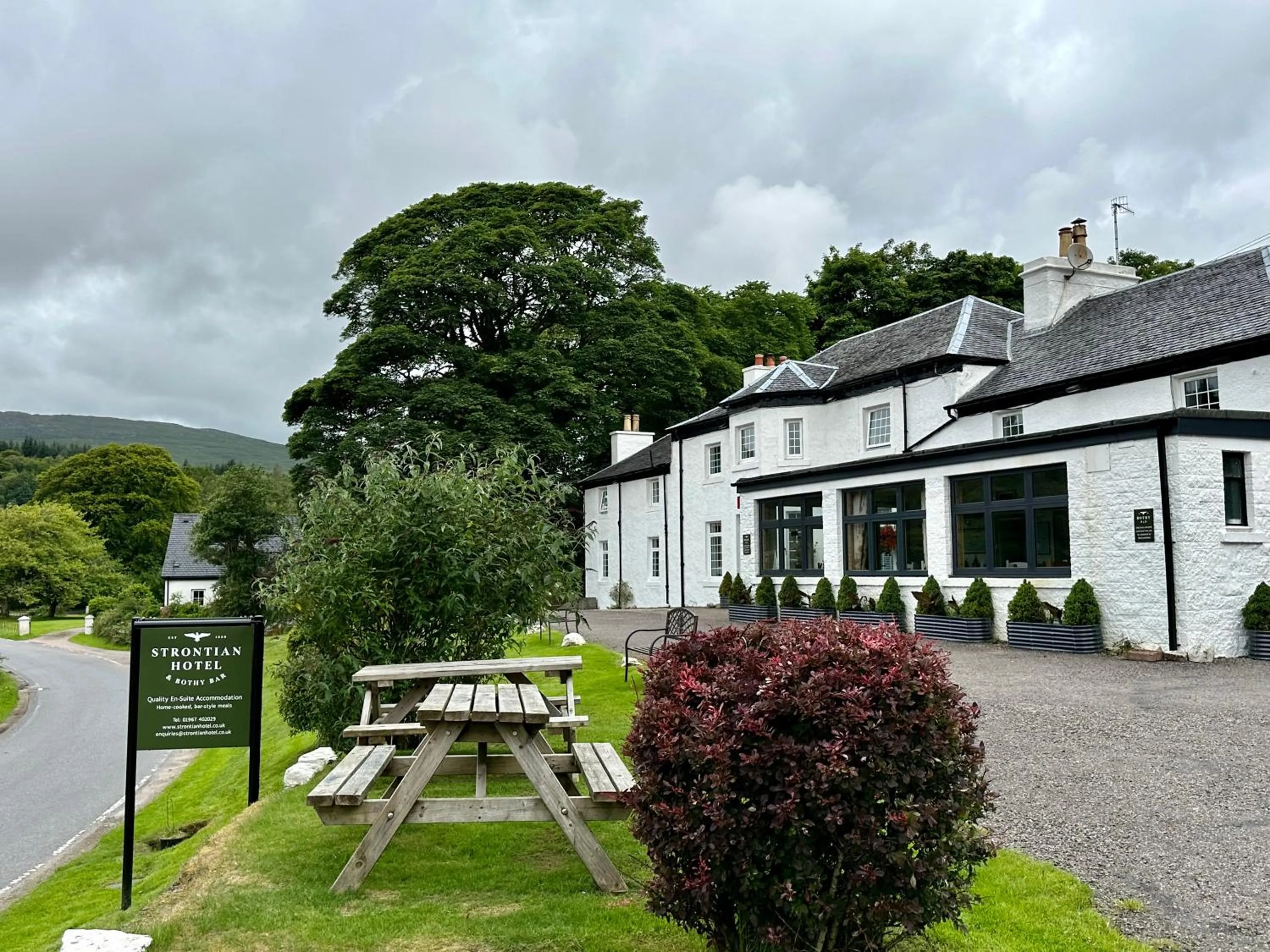 Garden in The Strontian Hotel