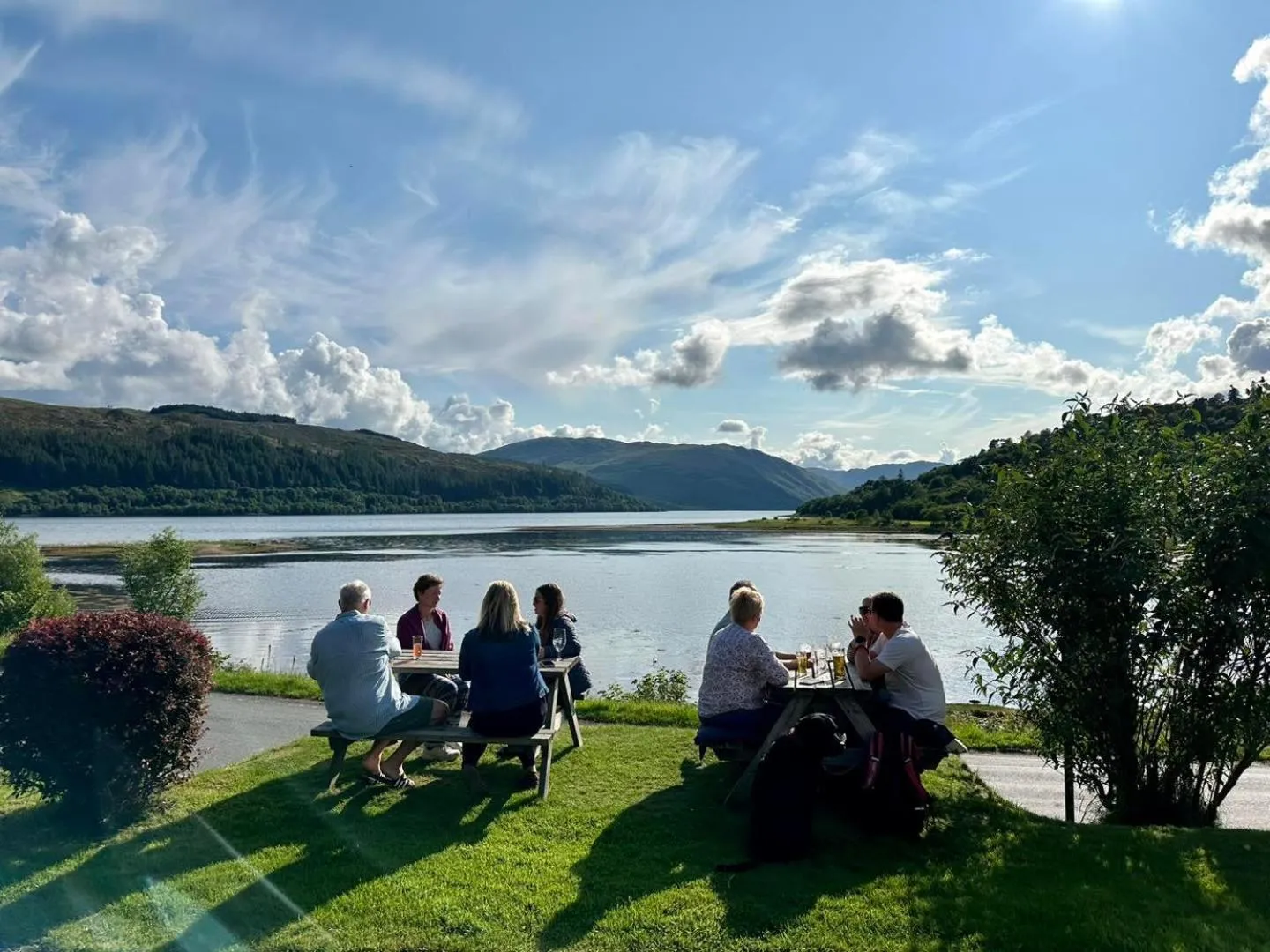 Lake view in The Strontian Hotel