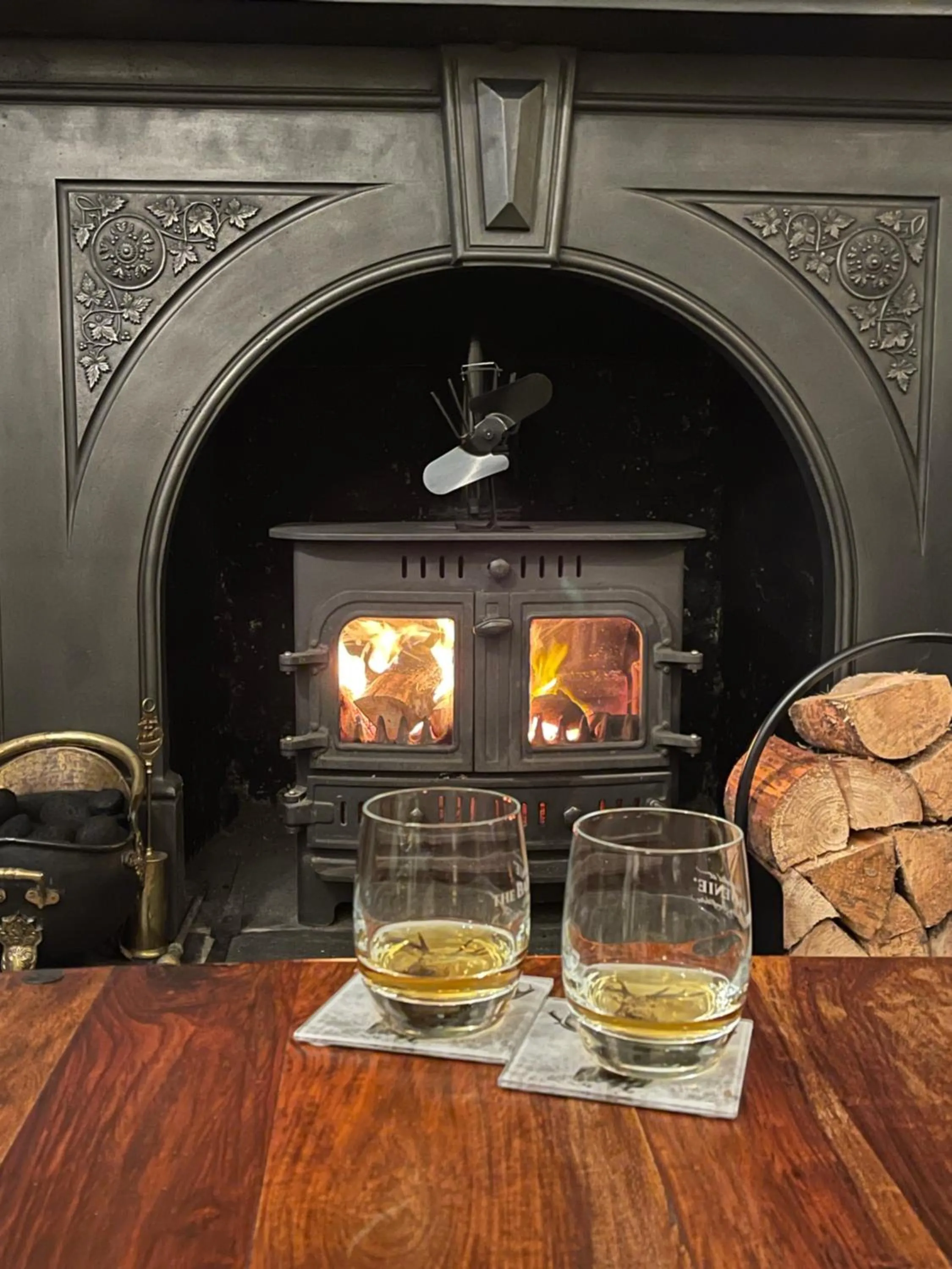 flat iron in The Strontian Hotel