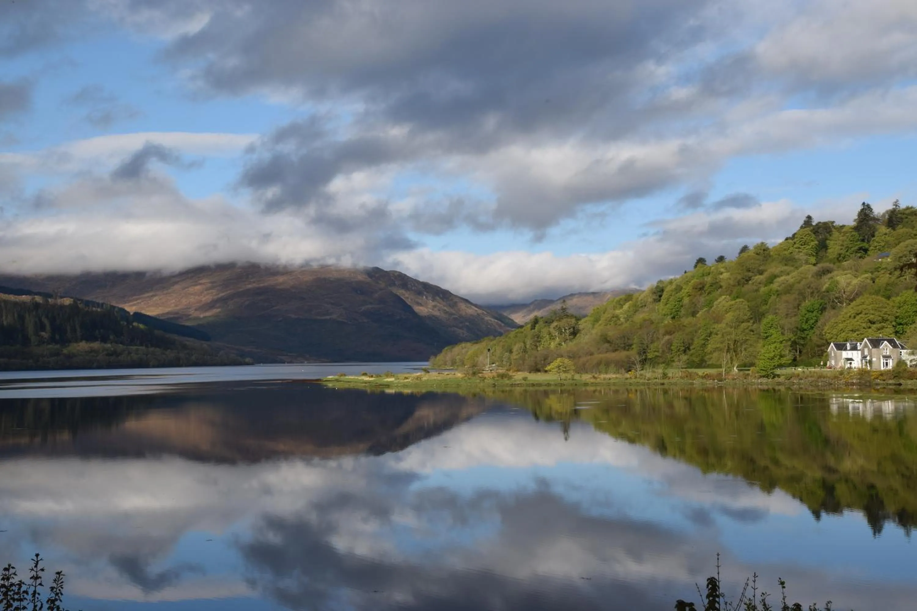 Lake view in The Strontian Hotel