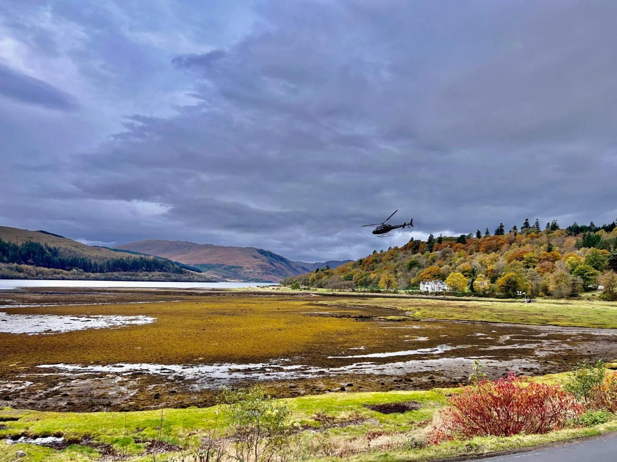 Lake view in The Strontian Hotel