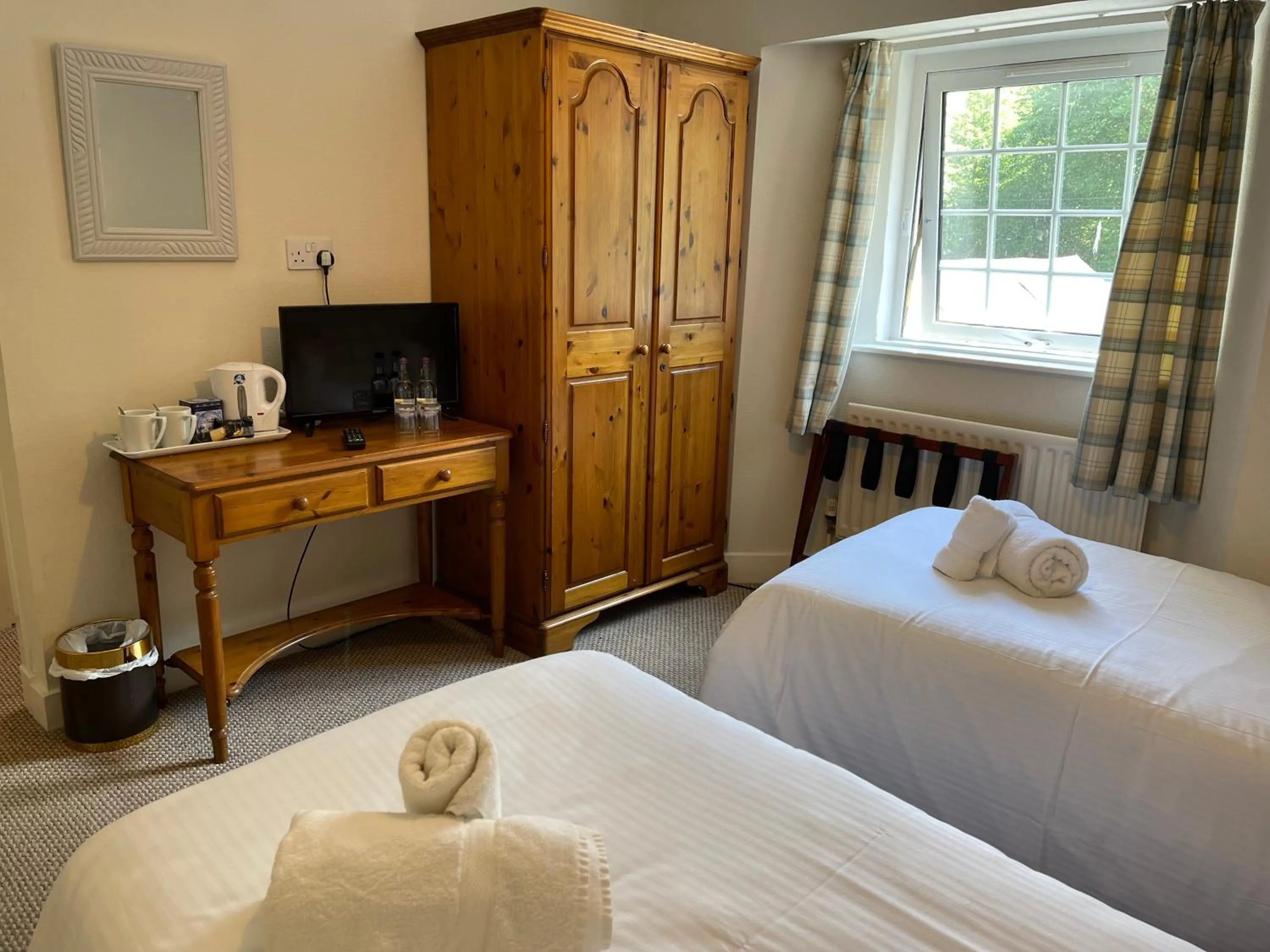 Photo of the whole room, Bed in The Strontian Hotel