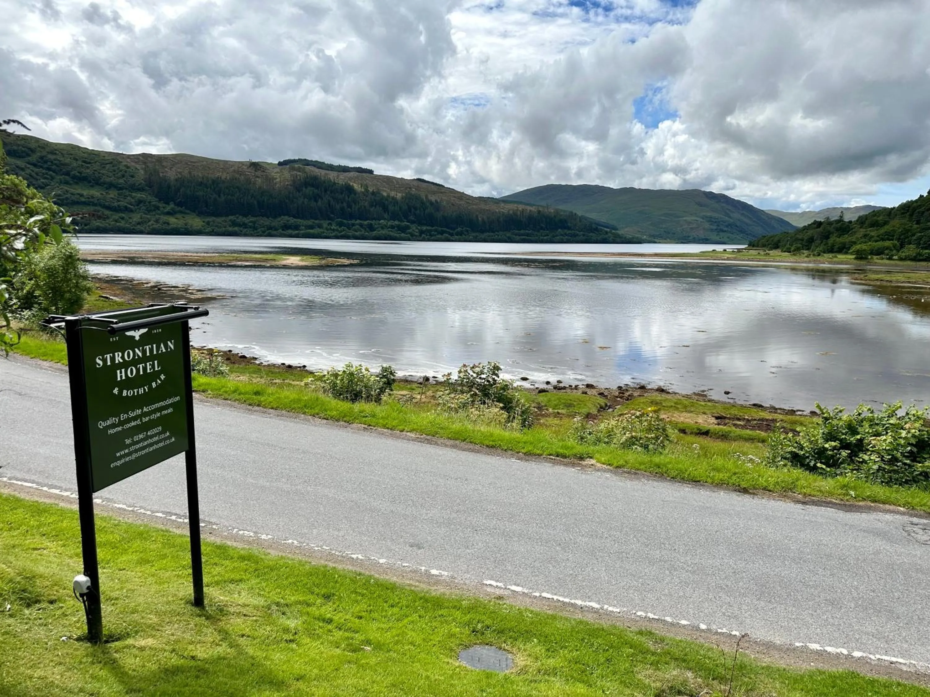 Lake view in The Strontian Hotel