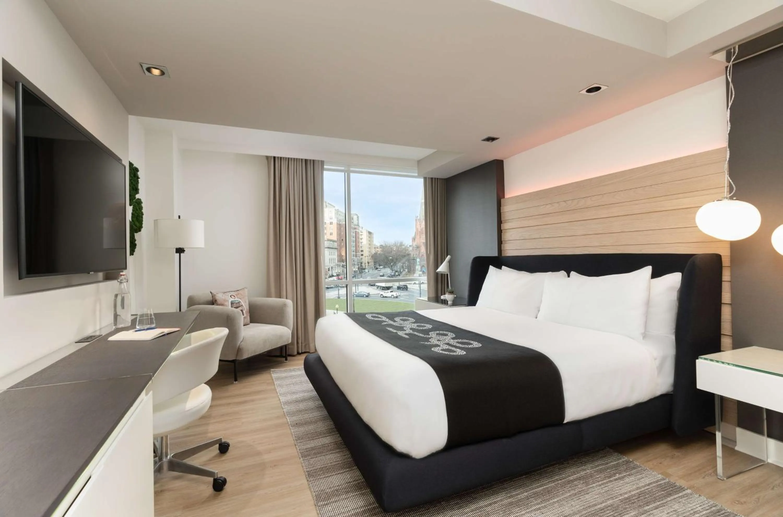 Bedroom, Bed in Hotel Zena Washington DC