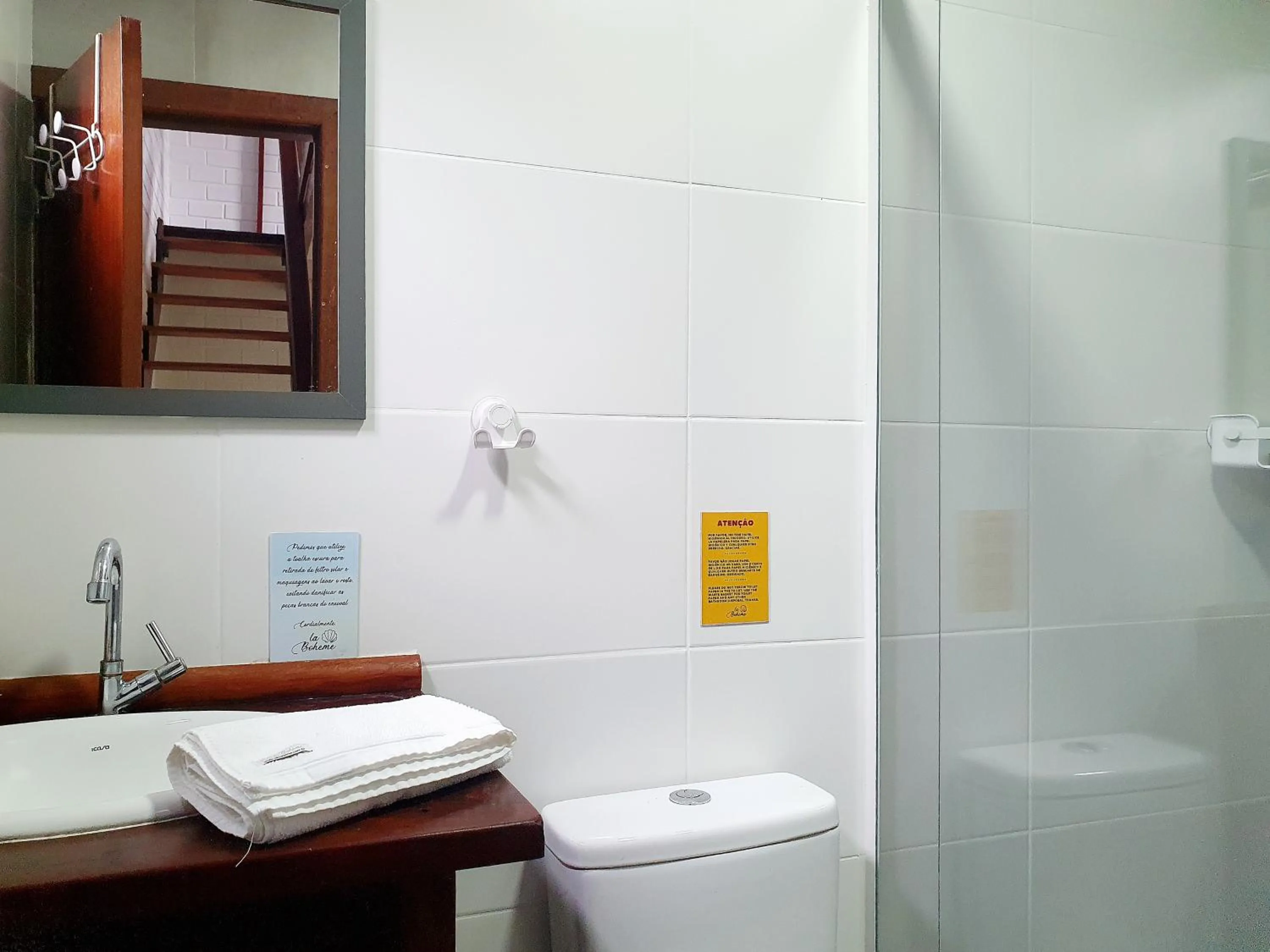 Bathroom in Pousada la Boheme Guarda do Embaú - SC