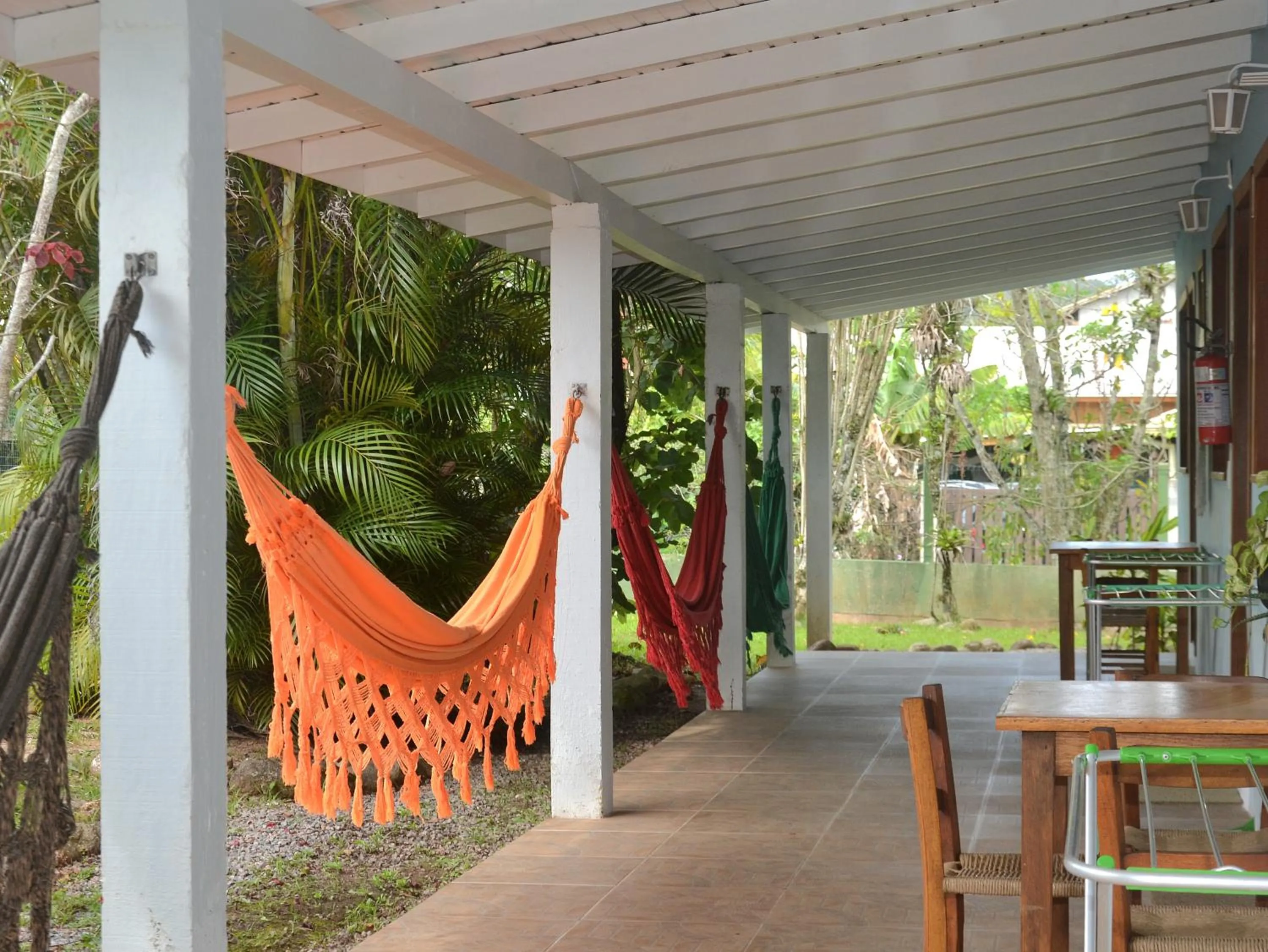 Patio in Pousada la Boheme Guarda do Embaú - SC