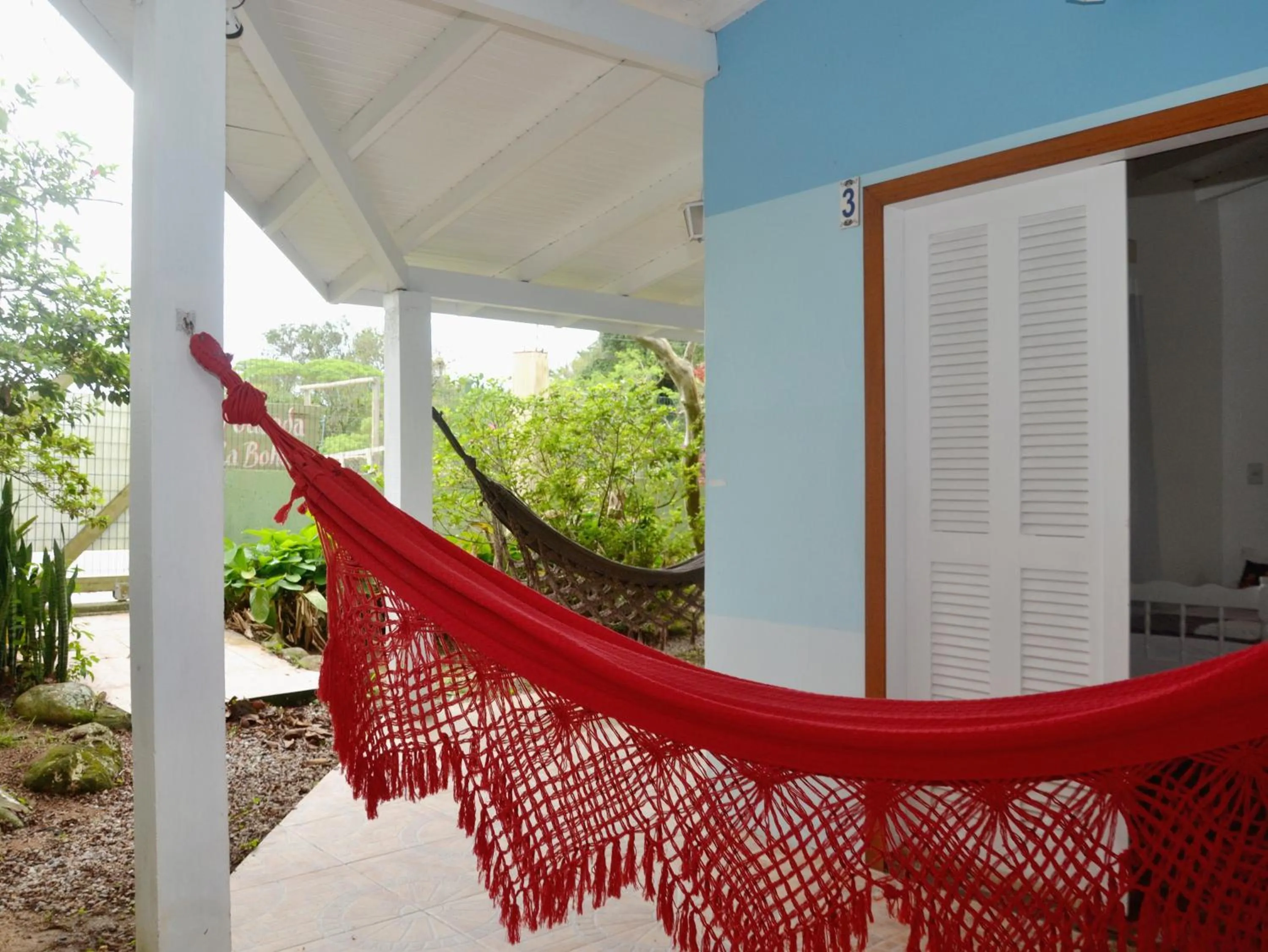 Patio in Pousada la Boheme Guarda do Embaú - SC