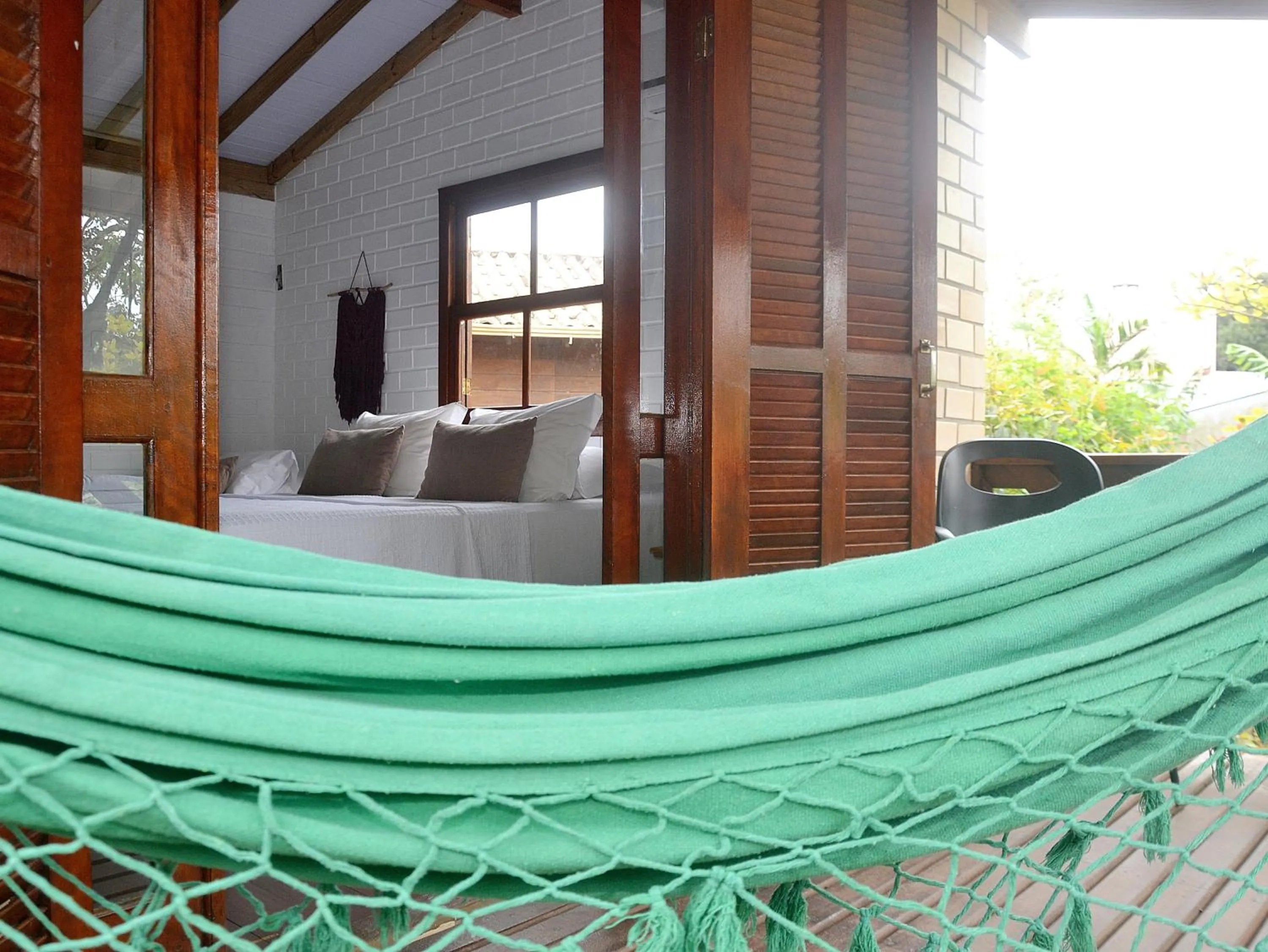 Balcony/Terrace in Pousada la Boheme Guarda do Embaú - SC