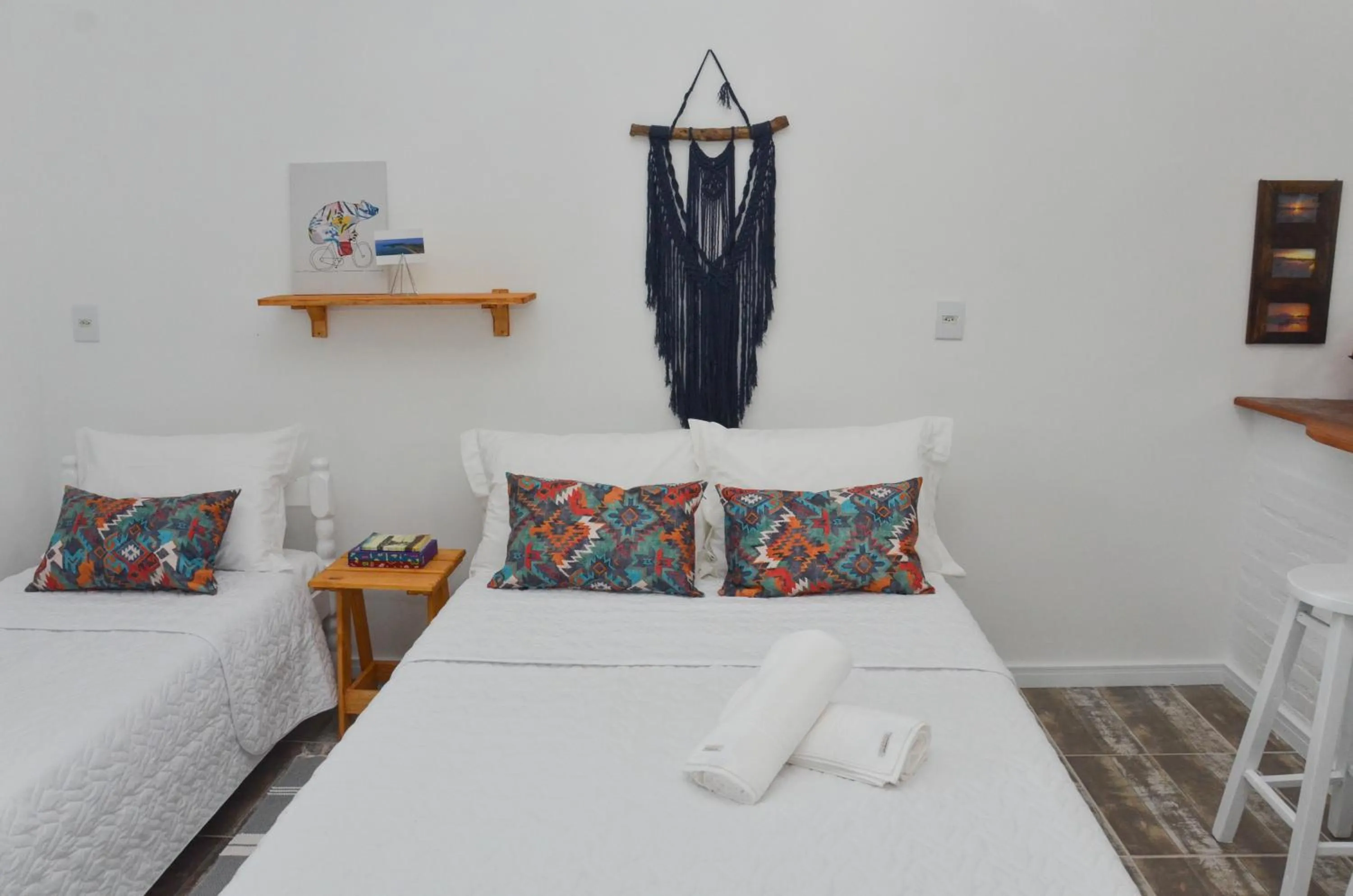 Bedroom, Bed in Pousada la Boheme Guarda do Embaú - SC