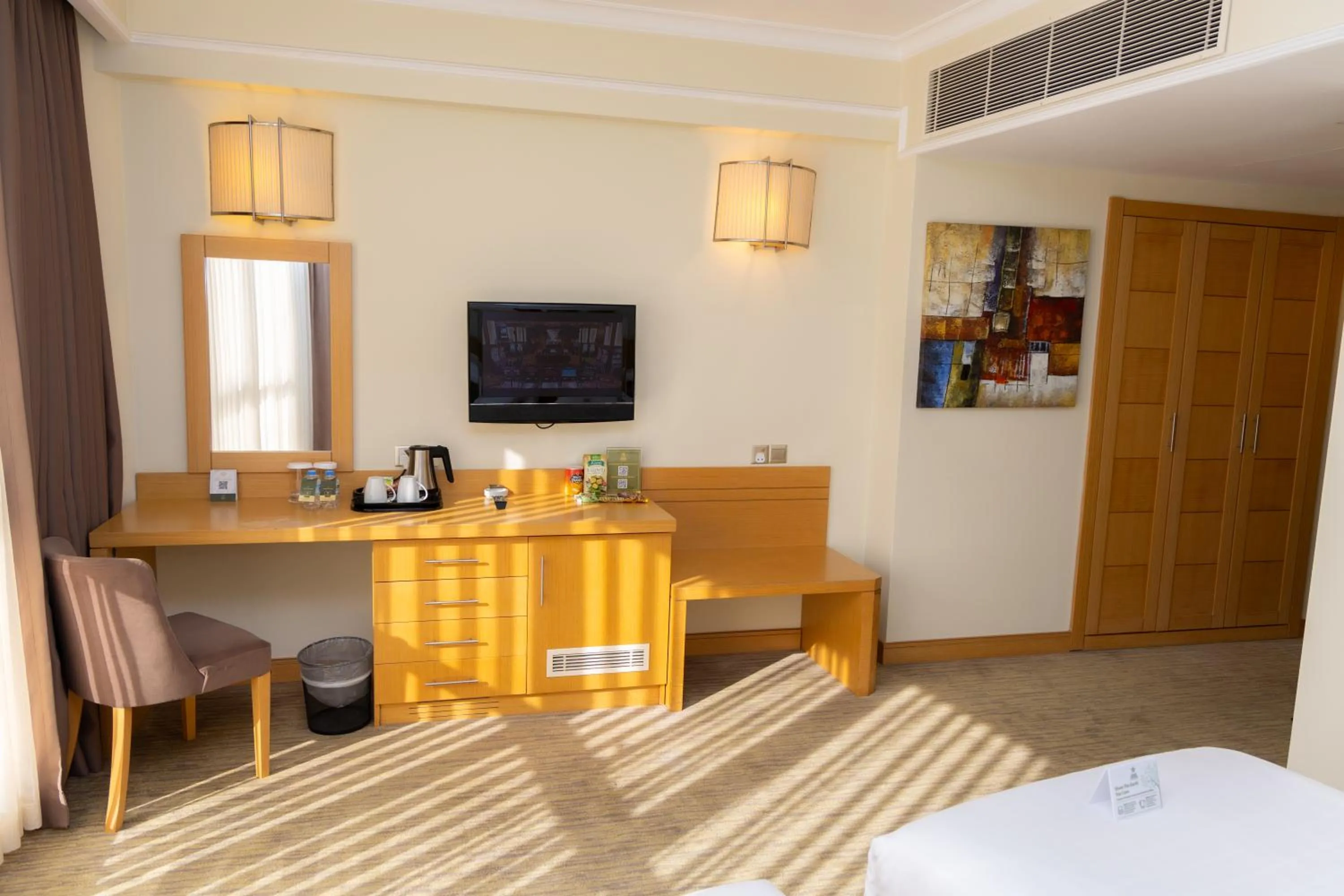 TV and multimedia, Bed in Grand Pasha Lefkosa Hotel & Casino