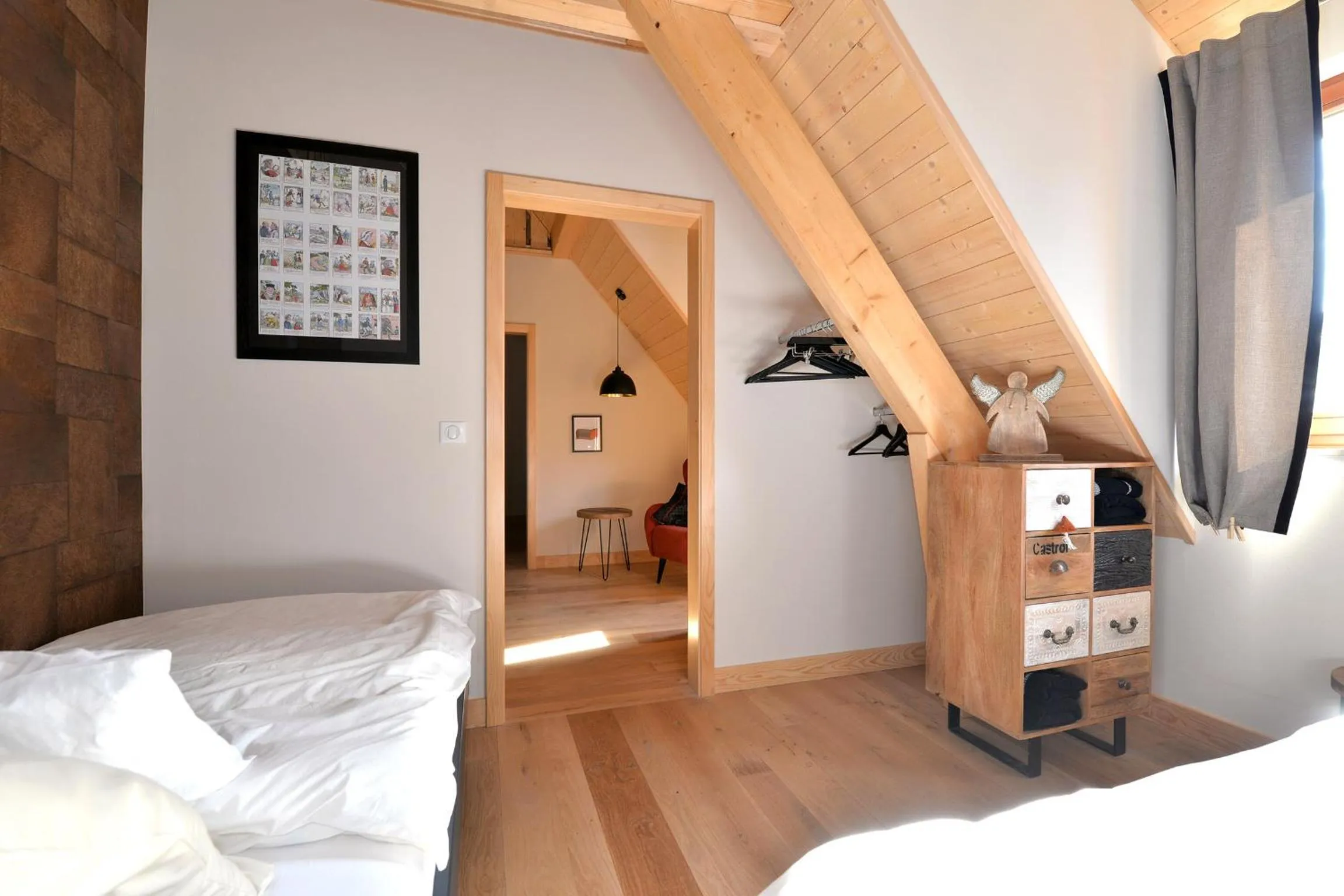 Bedroom, Bed in Les Granges Modernes