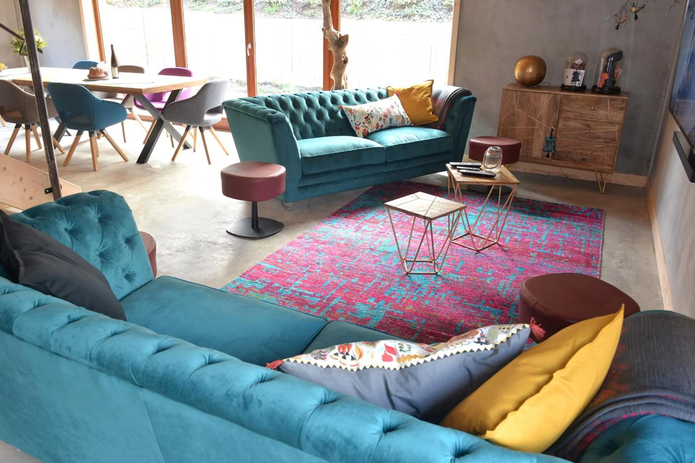 Living room in Les Granges Modernes