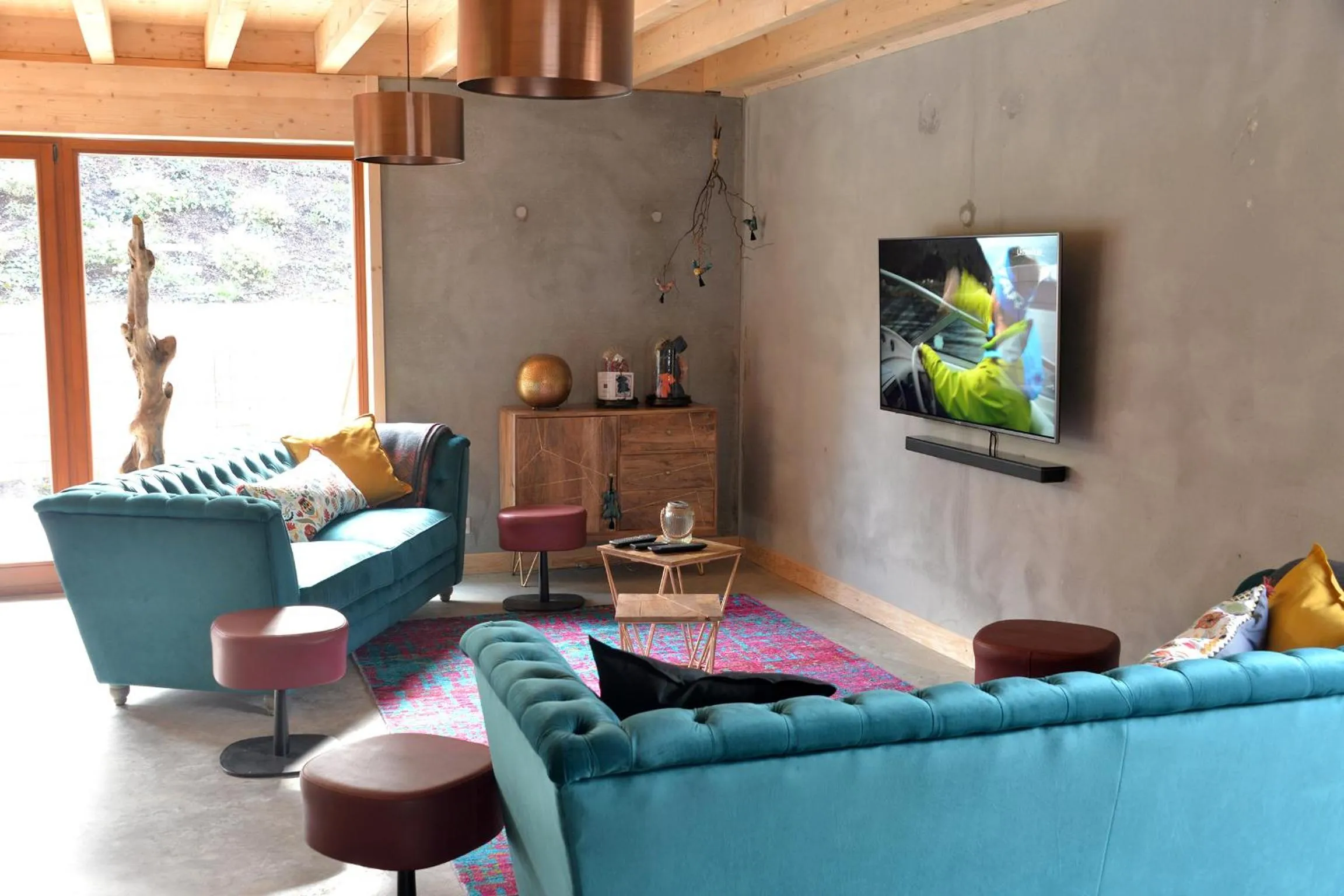Living room in Les Granges Modernes