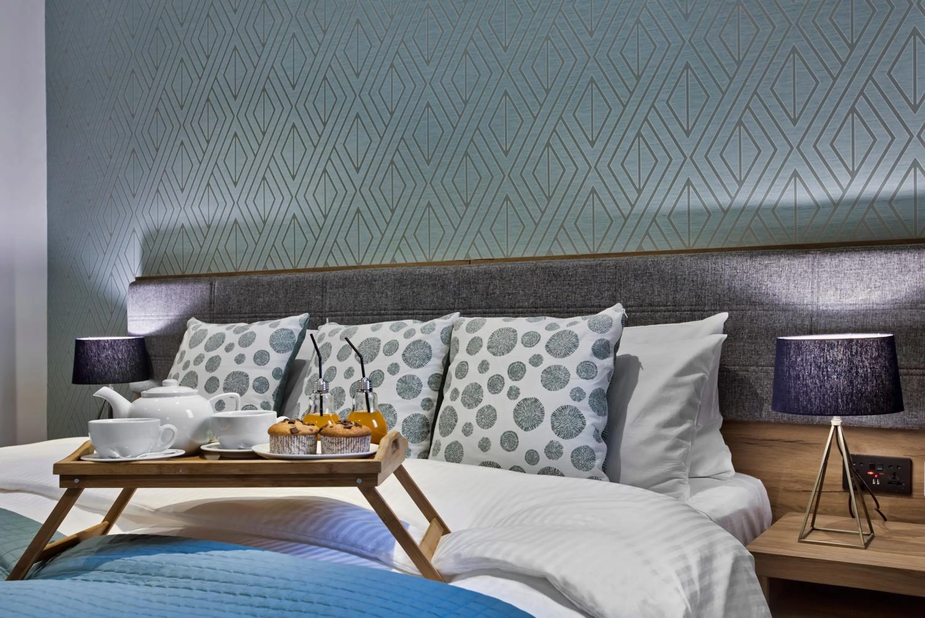 Bed in Tritoni Valletta Boutique Hotel