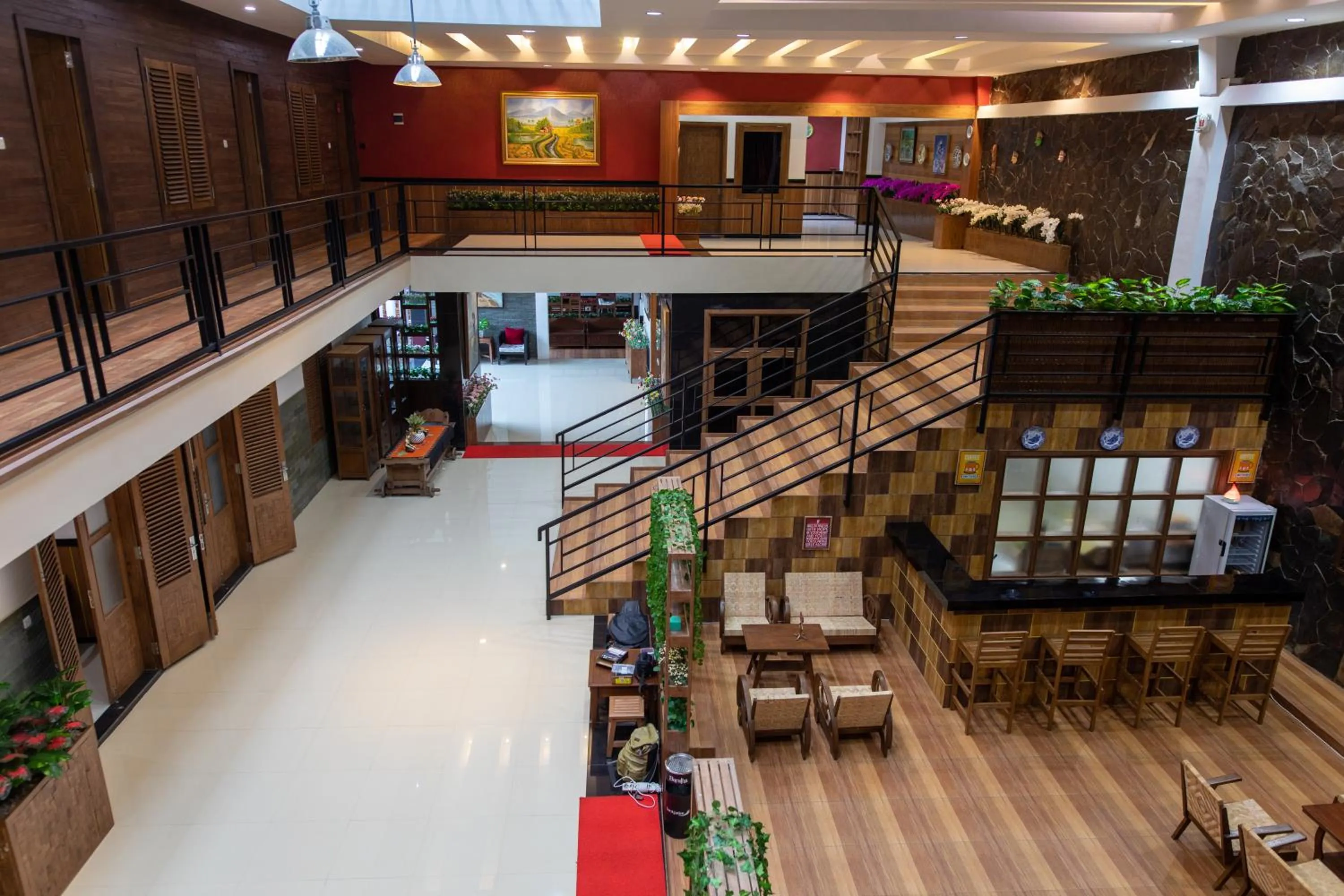 Lobby or reception in Baratha Hotel & Resto