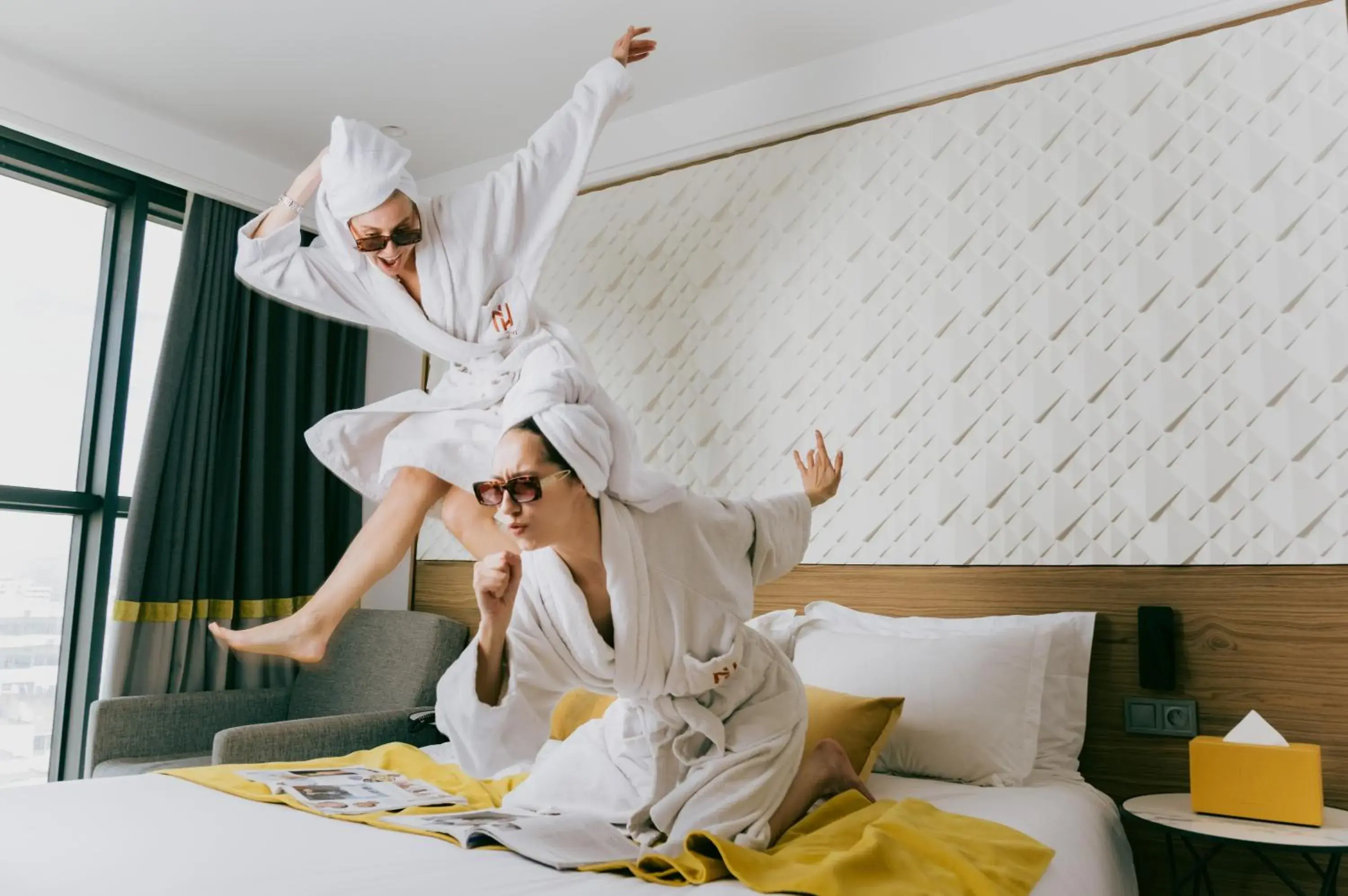 Bedroom, Bed in New Hotel Piscine Wellness & Spa Bedroom, Bed in New Hotel Piscine Wellness & Spa