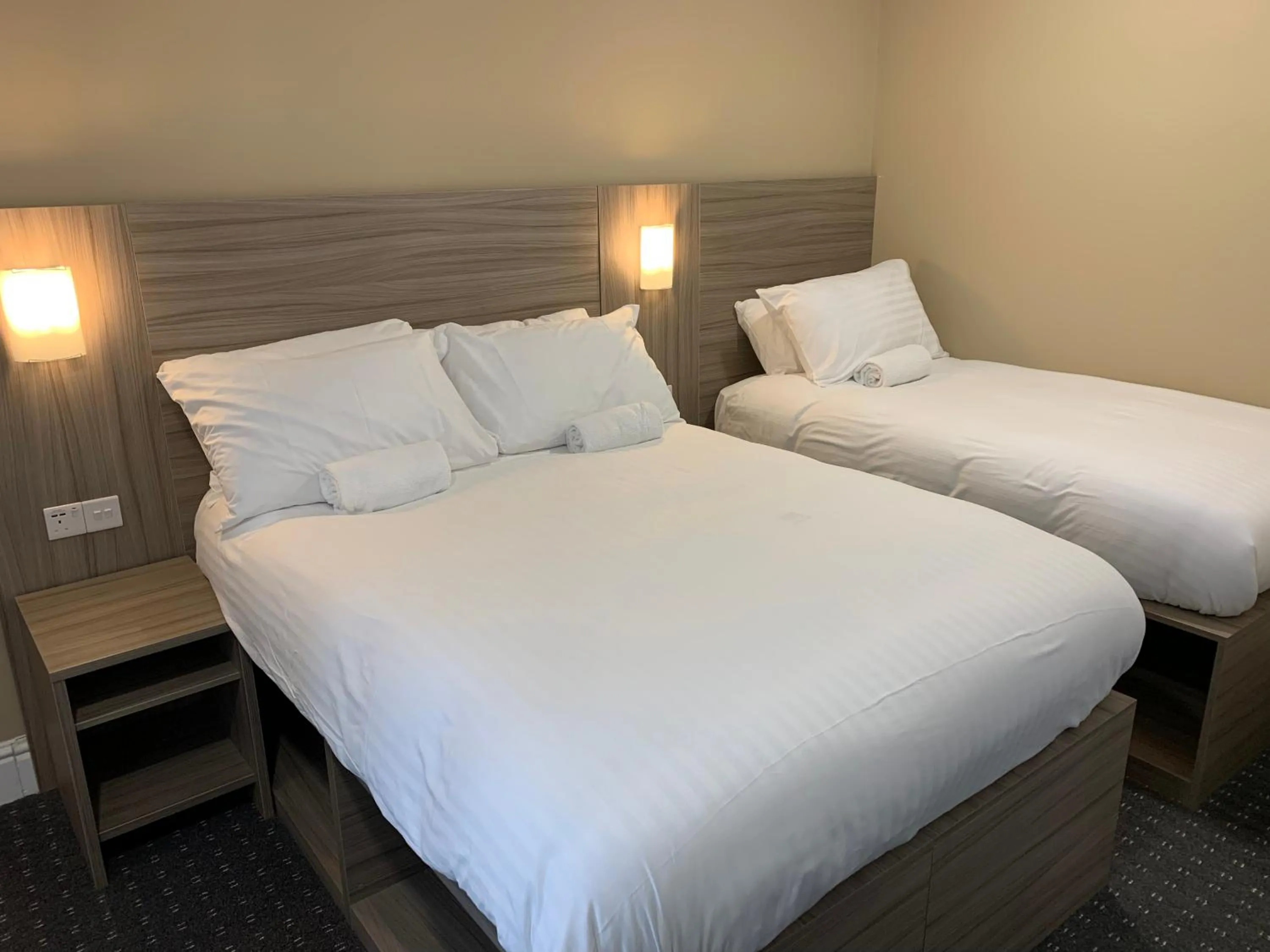 Bed in De Regency Style Hotel