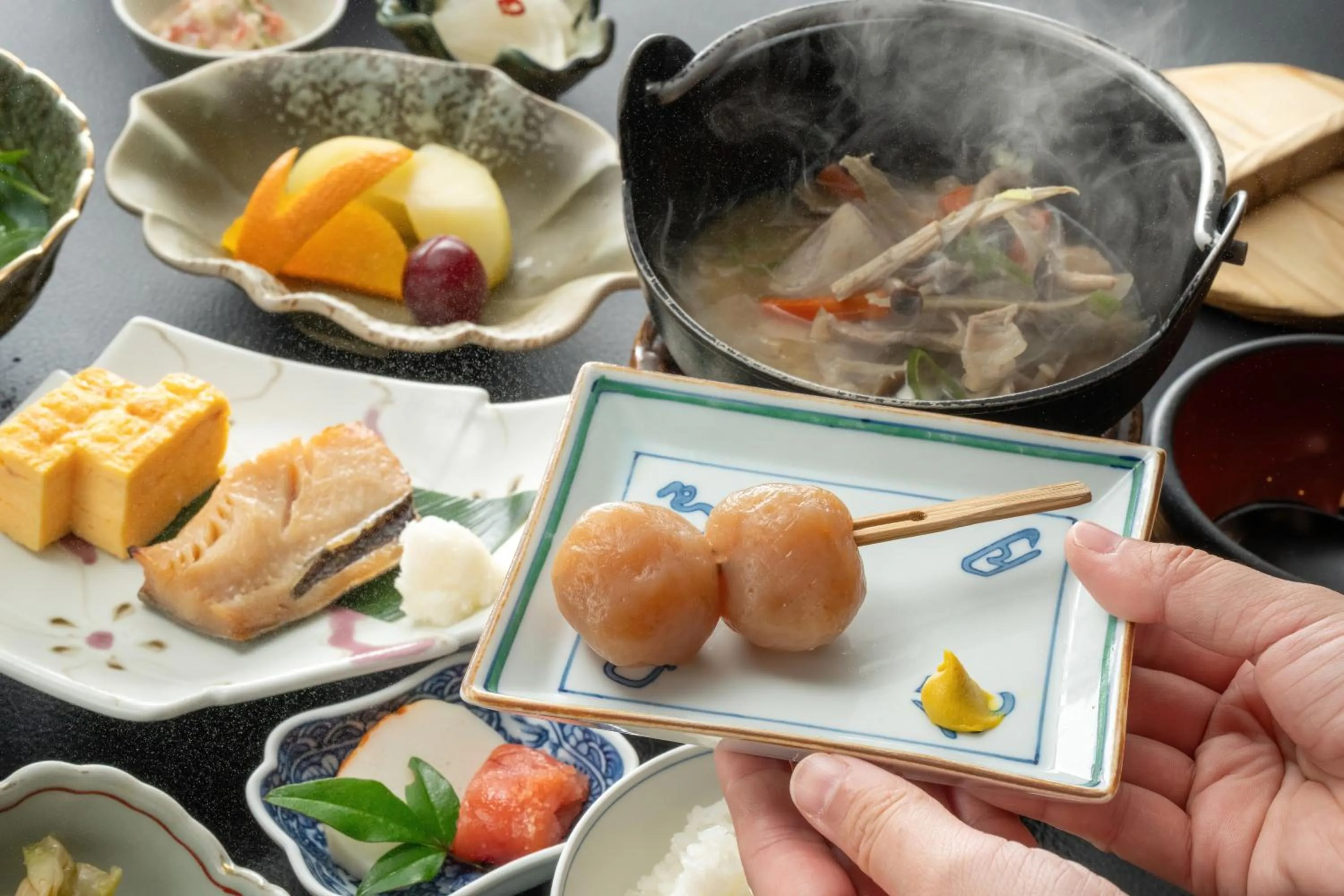 Food close-up in Ikkyu -Seaside Hotel-