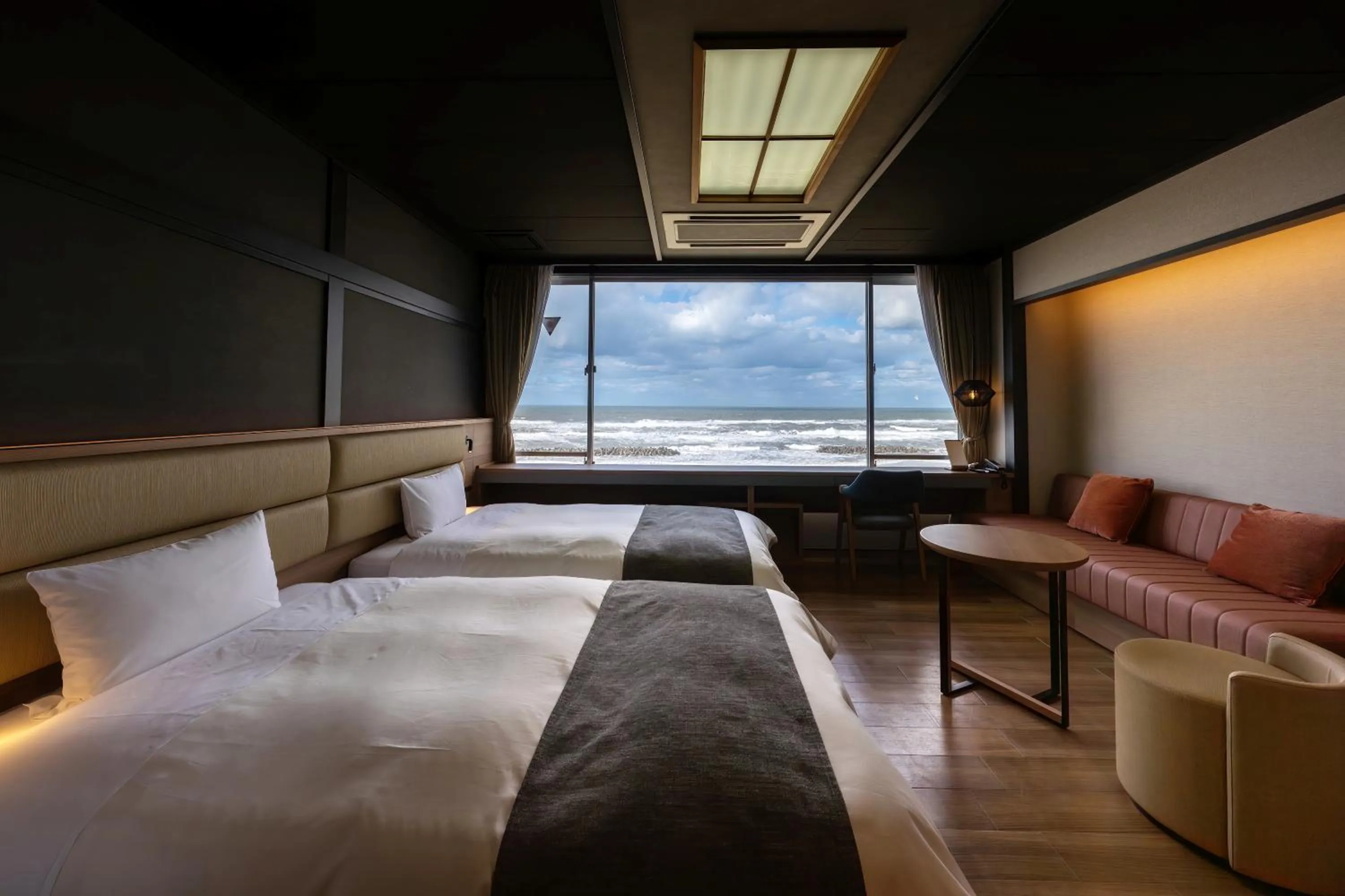 Bed in Ikkyu -Seaside Hotel-