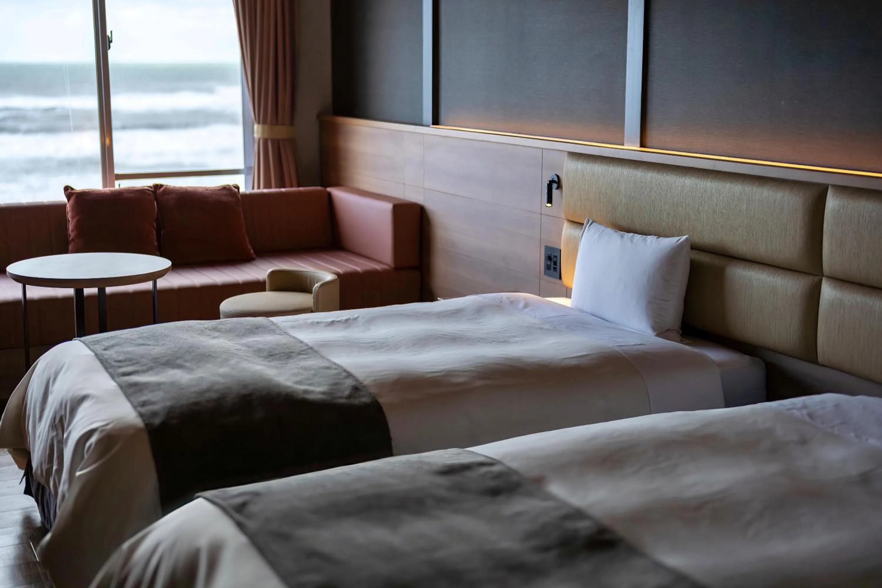 Bed in Ikkyu -Seaside Hotel-