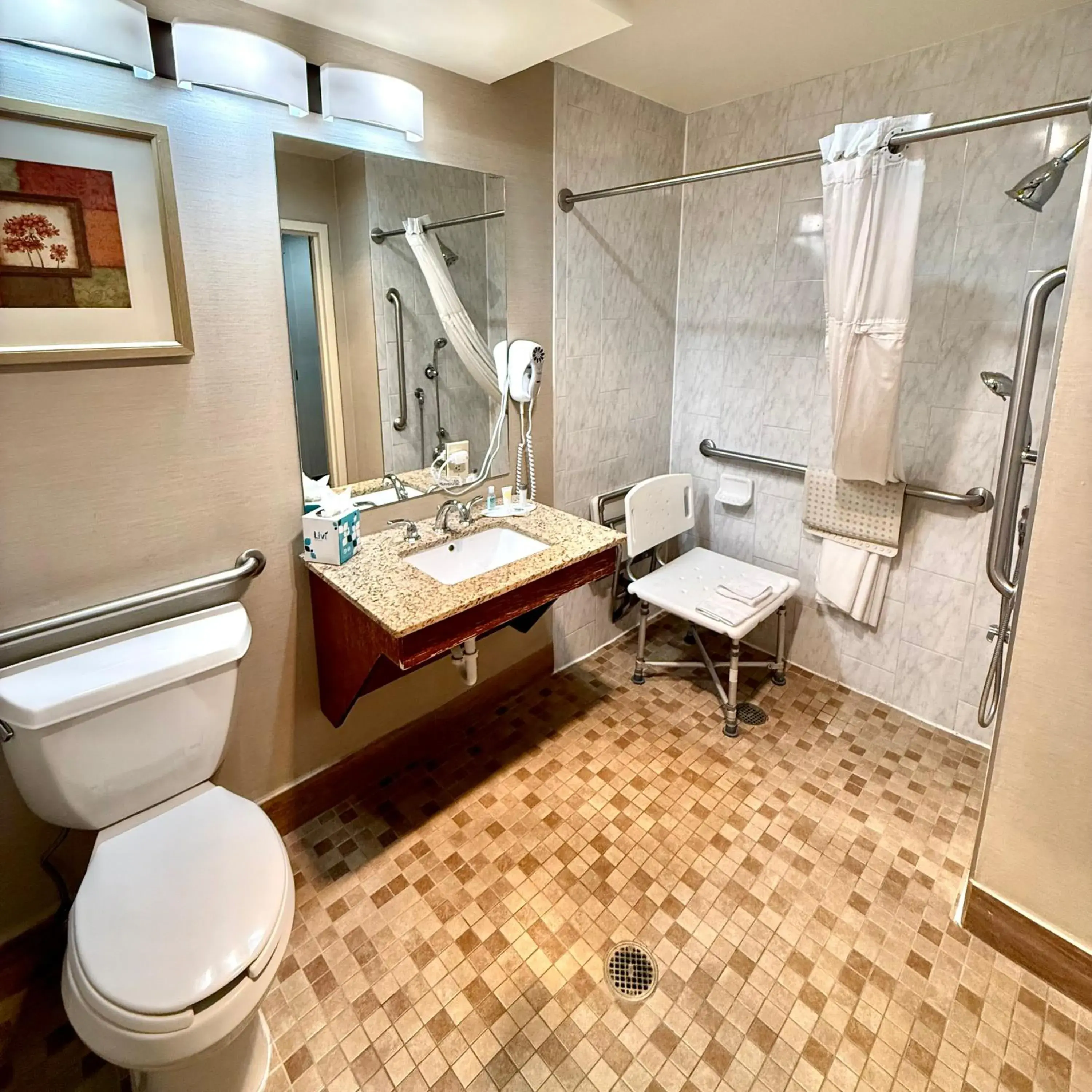 Shower in Ramada by Wyndham Denver International Airport Shower in Ramada by Wyndham Denver International Airport