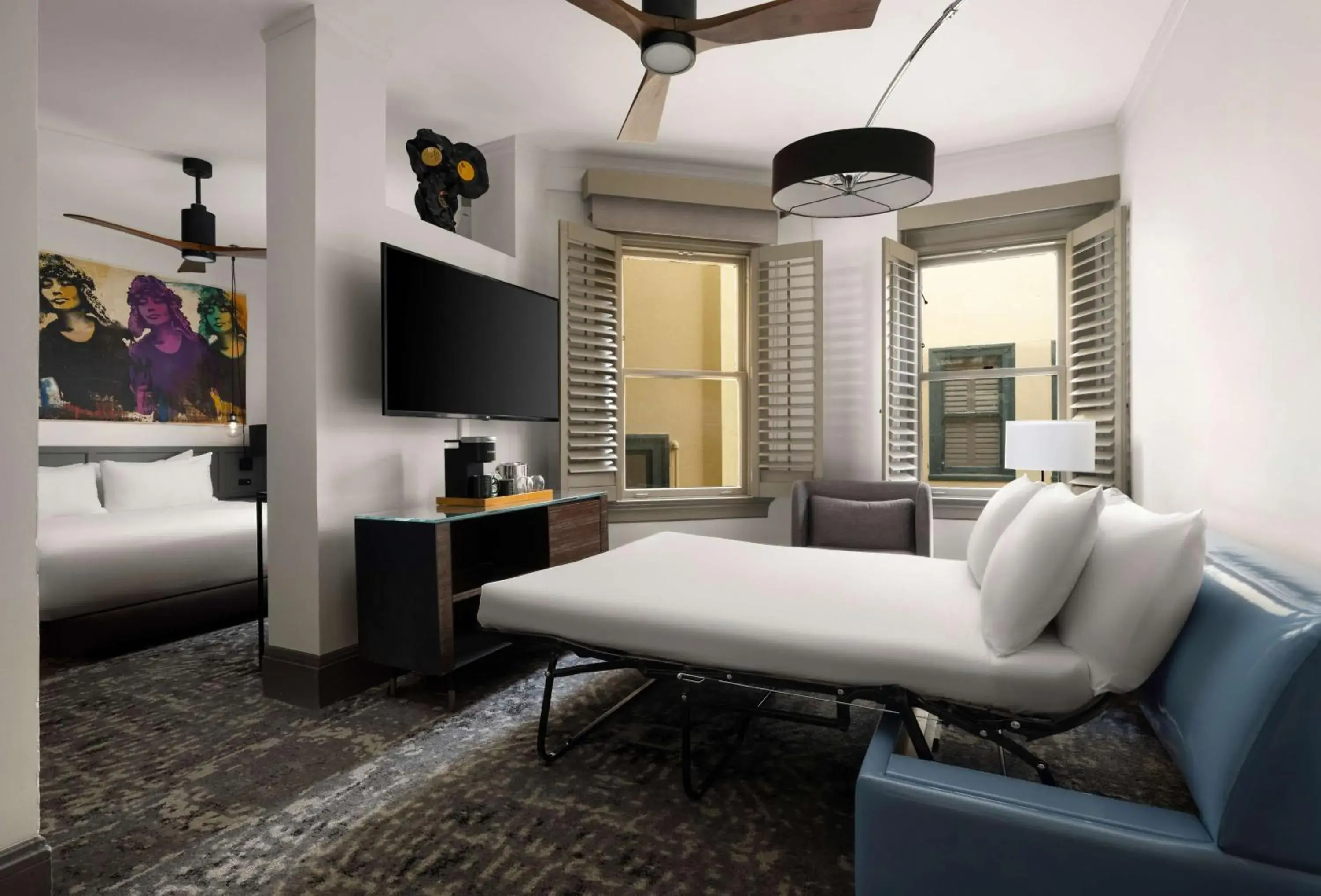 View (from property/room), Bed in The Barnes San Francisco, Tapestry Collection by Hilton View (from property/room), Bed in The Barnes San Francisco, Tapestry Collection by Hilton