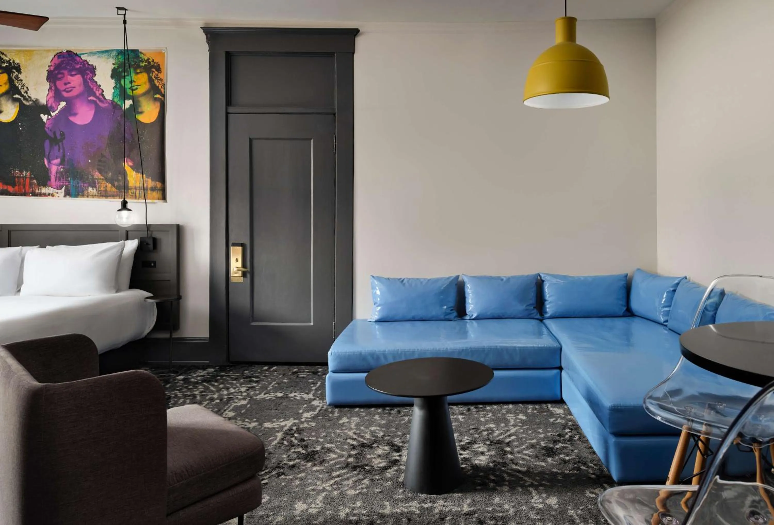 Bedroom, Bed in The Barnes San Francisco, Tapestry Collection by Hilton